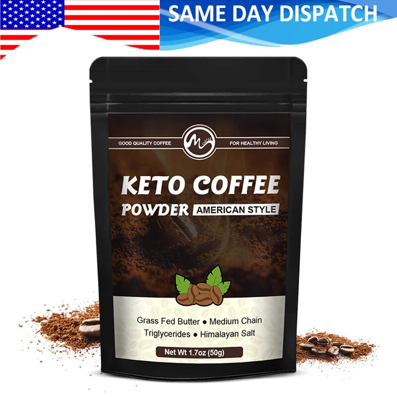 50g Keto Coffee Powder - Weight Loss Burn Fat Soft Drinks Appetite Suppressant