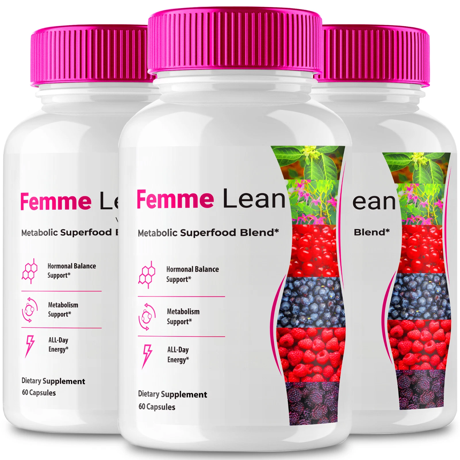 (3 Pack) Femme Lean Keto Capsules, Weight Management Pills (180 Capsules)