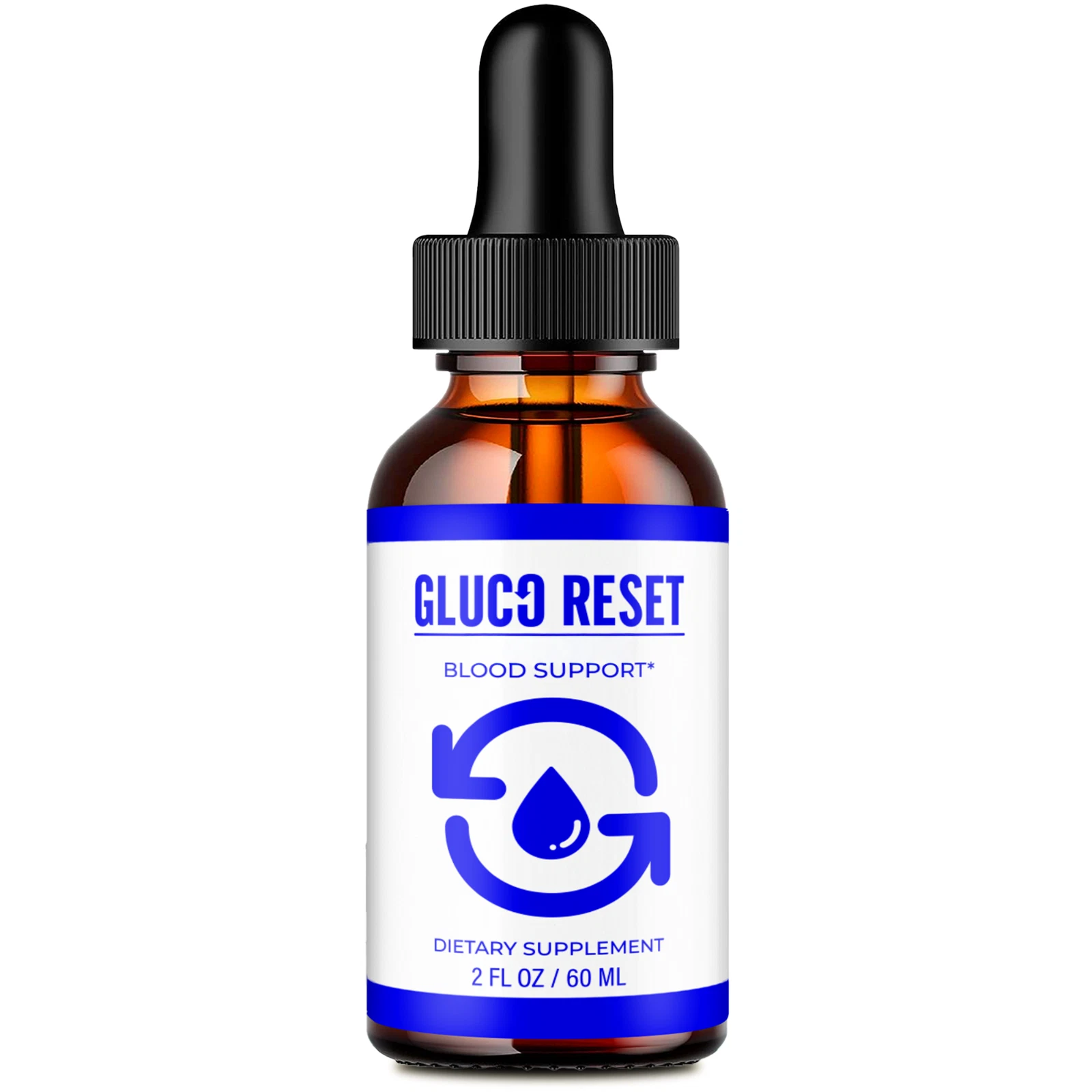 (1 Pack) Gluco Reset Blood Sugar Support Drops, Advanced Blood Health Formula