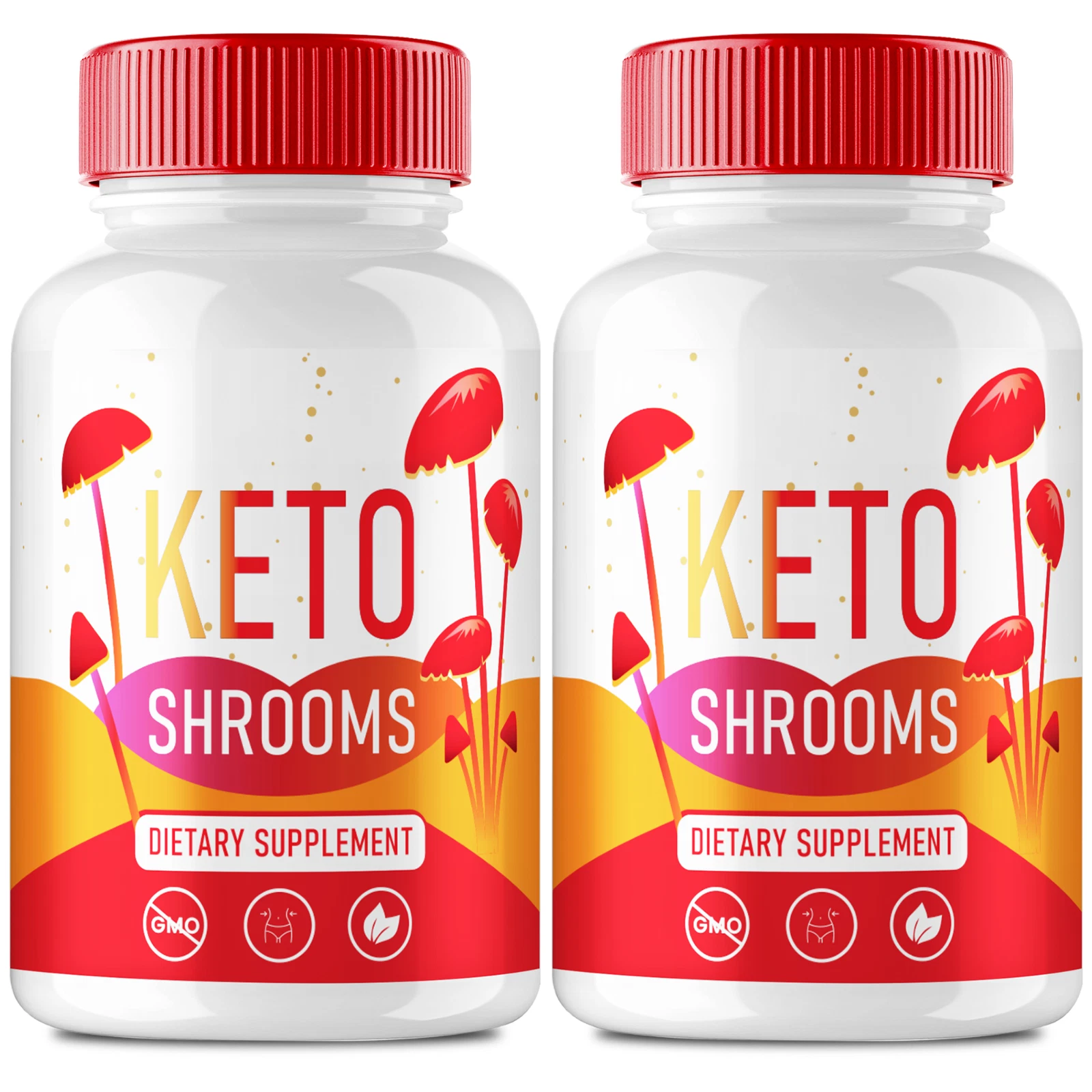(2 Pack) Keto Shrooms Capsules, Keto Shrooms Weight Loss Capsules (120 Capsules)