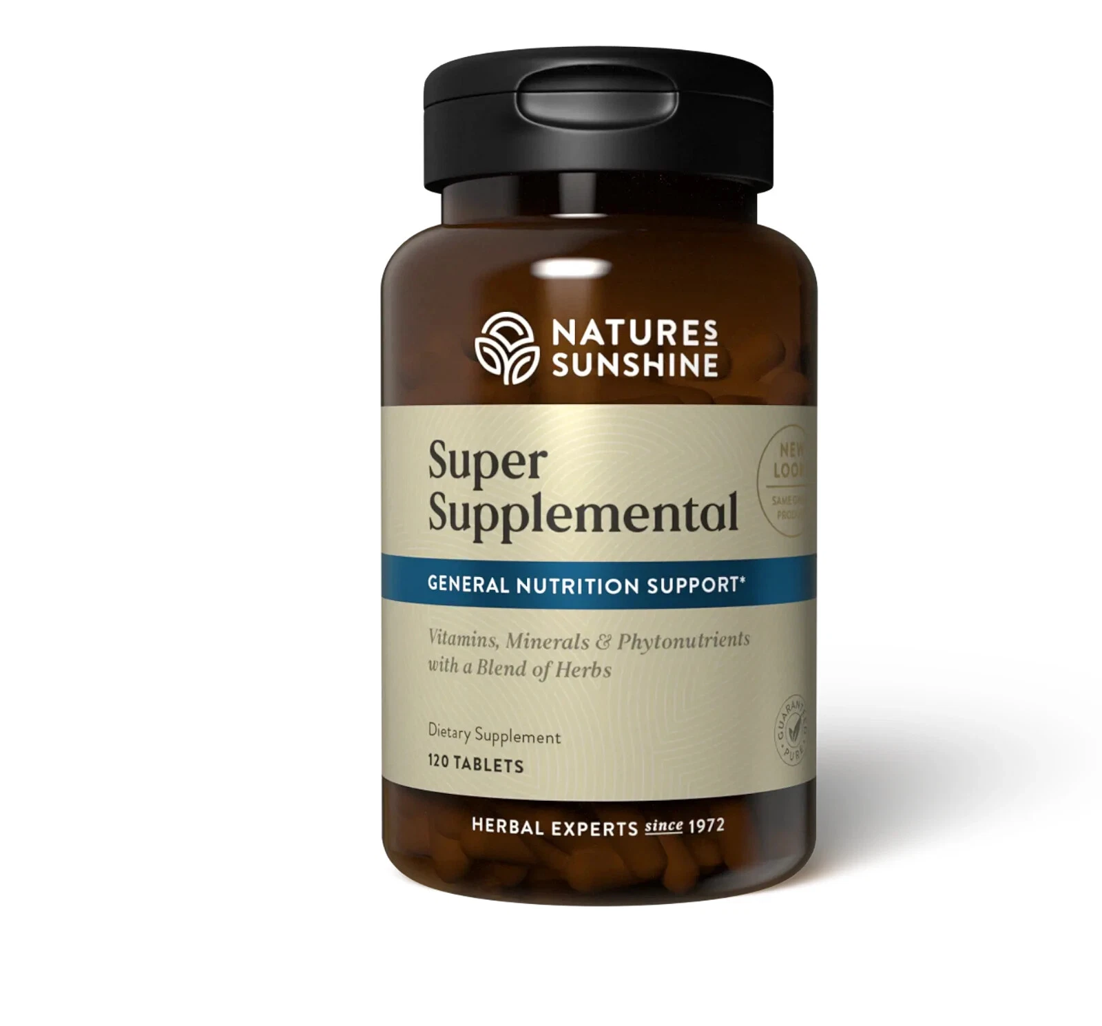 Nature's Sunshine Super Supplemental Iron General Nutrition Support 120 Tablets