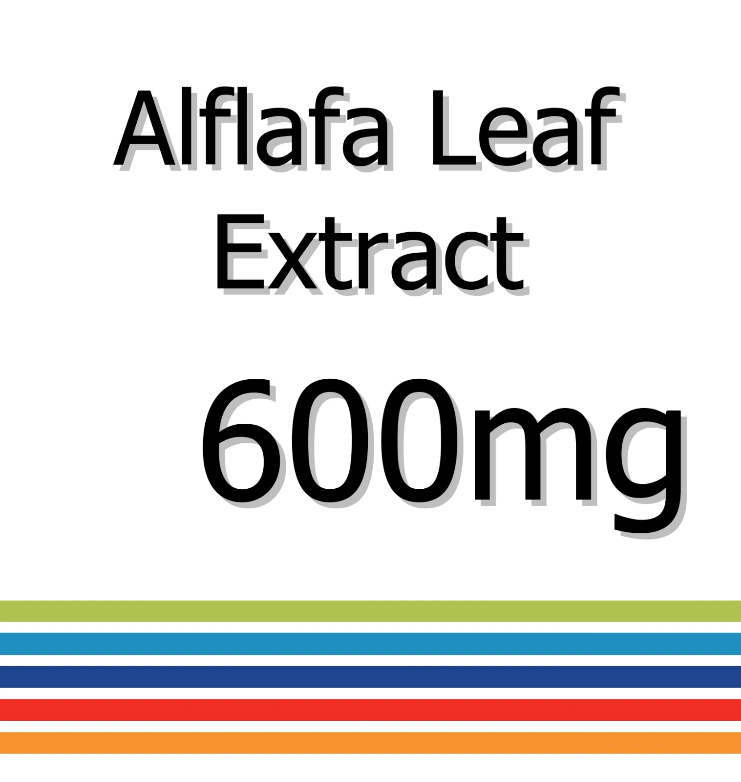 Alflafa Leaf Extract 600mg x 30 Tablets - Immune System