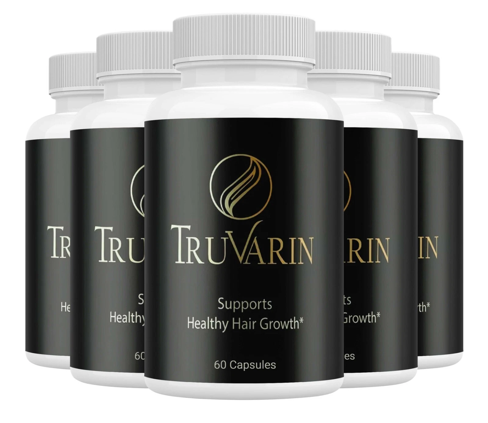 Truvarin Advanced Hair Growth Pills to Reduce Hair Loss and Thinning (5 Pack)