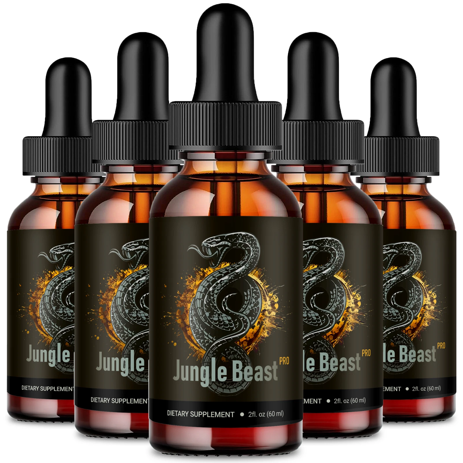 Jungle Beast Pro Drops Prostate Health for Men, JungleBeast Pro Drops (5 Pack)