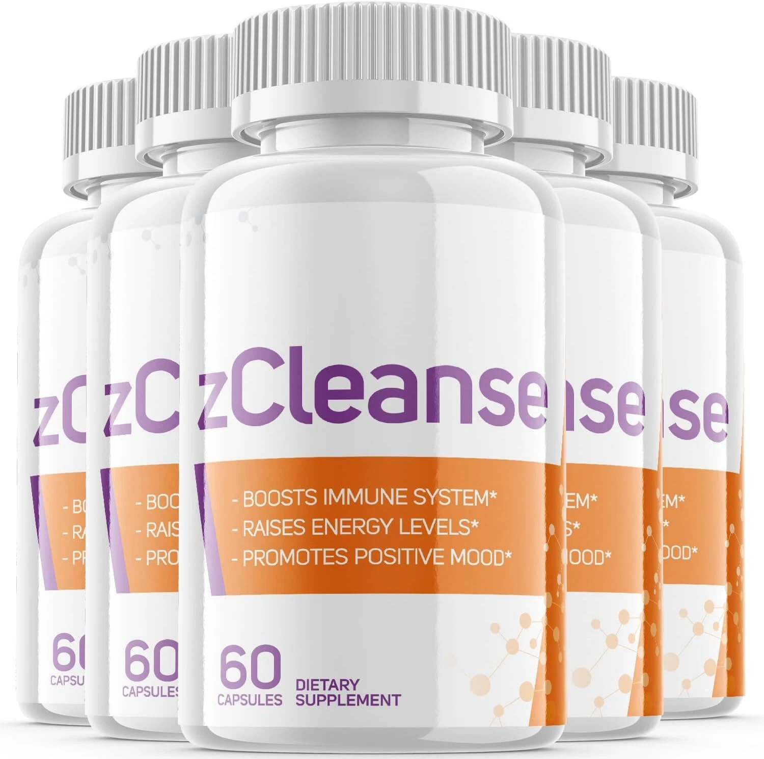 zCleanse Pills - zCleanse Boosts Immunity & Energy Level ORIGINAL - 5 Pack