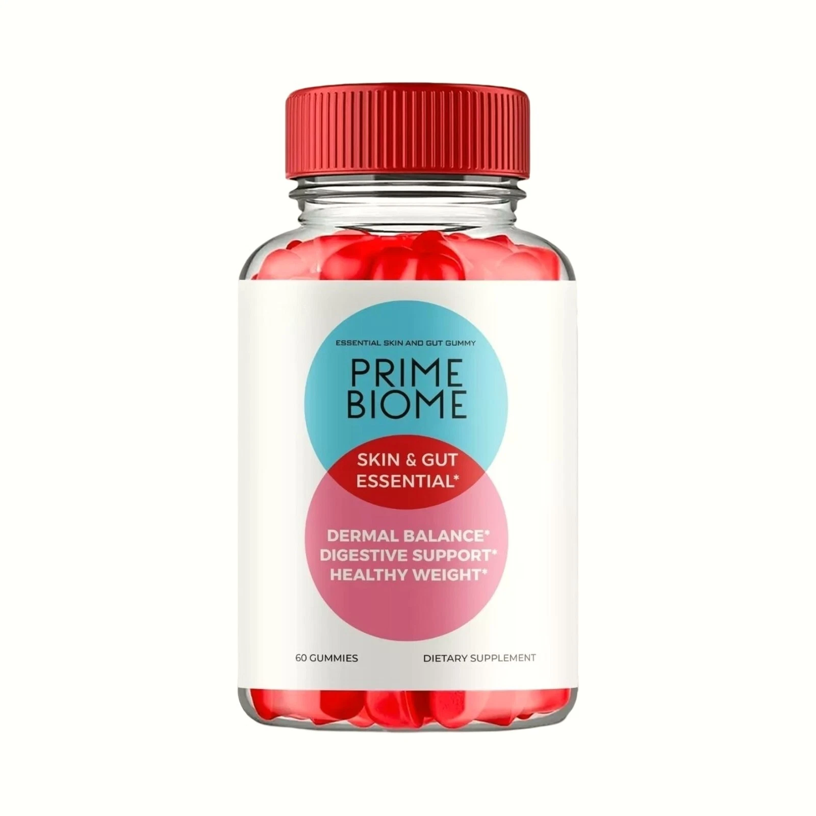 Prime Biome Gummies, PrimeBiome Keto ACV Weight Loss Gummies - 60 Gummies