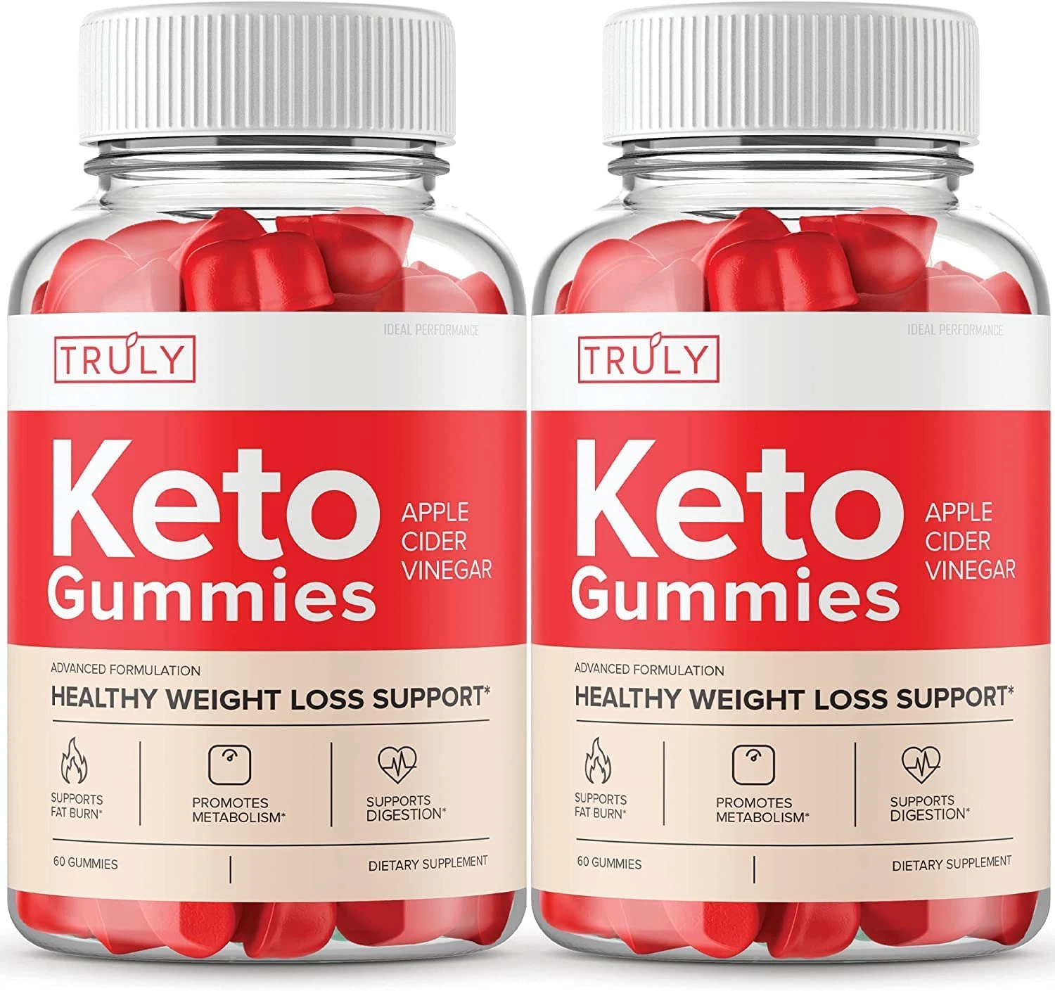 (2 Pack) Truly Keto Gummies, Truly Keto ACV Gummies, Truly Gummies Supplement