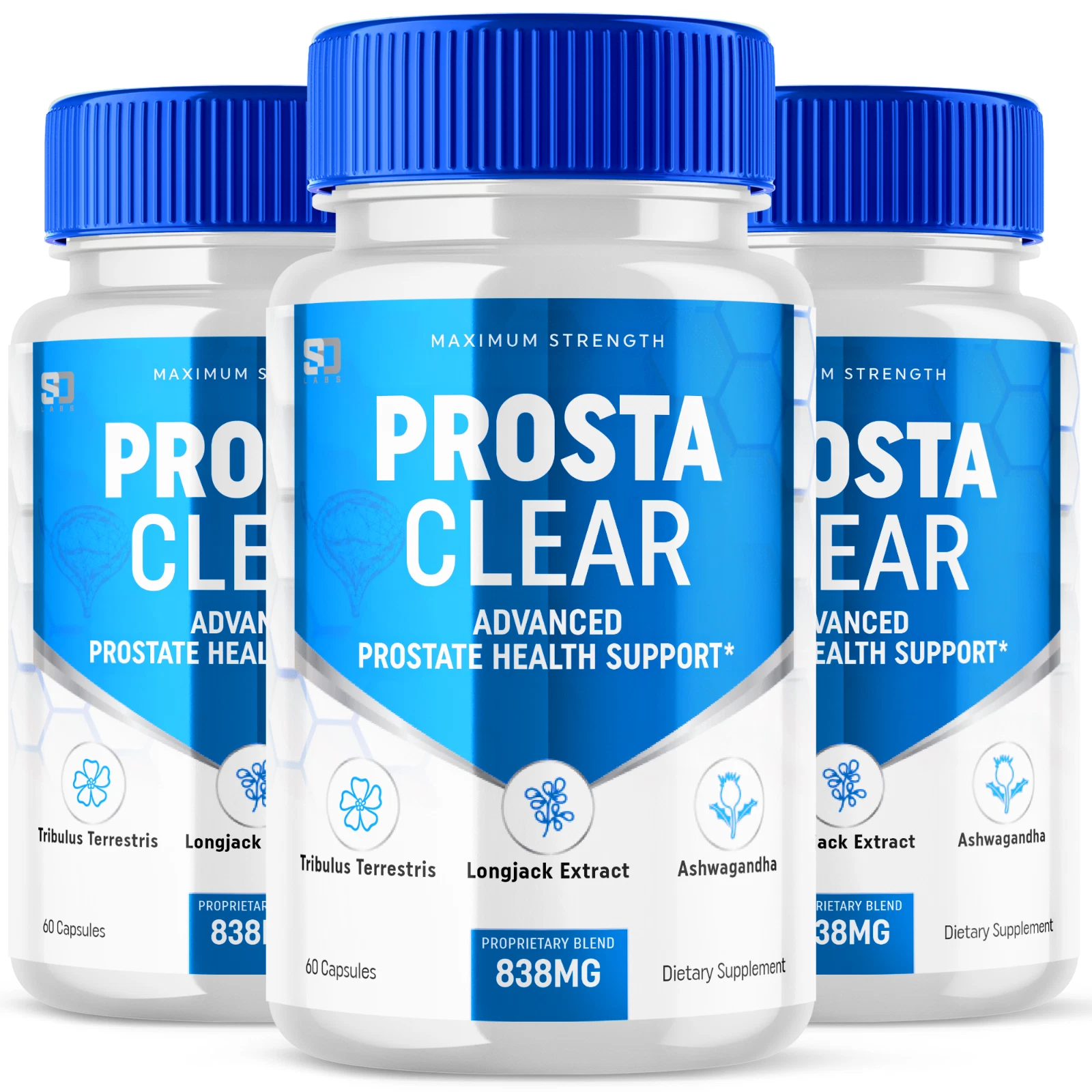 Prosta Clear - Advanced Prostate Support and Enhance Vitality (3 Pack)