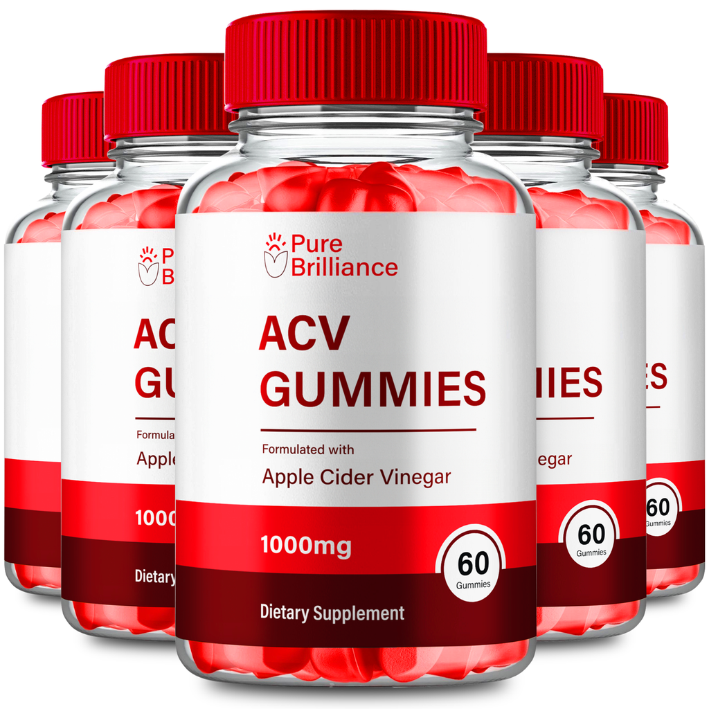 (5 Pack) Pure Brilliance ACV Gummies, Weight Management Gummy (300 Gummies)