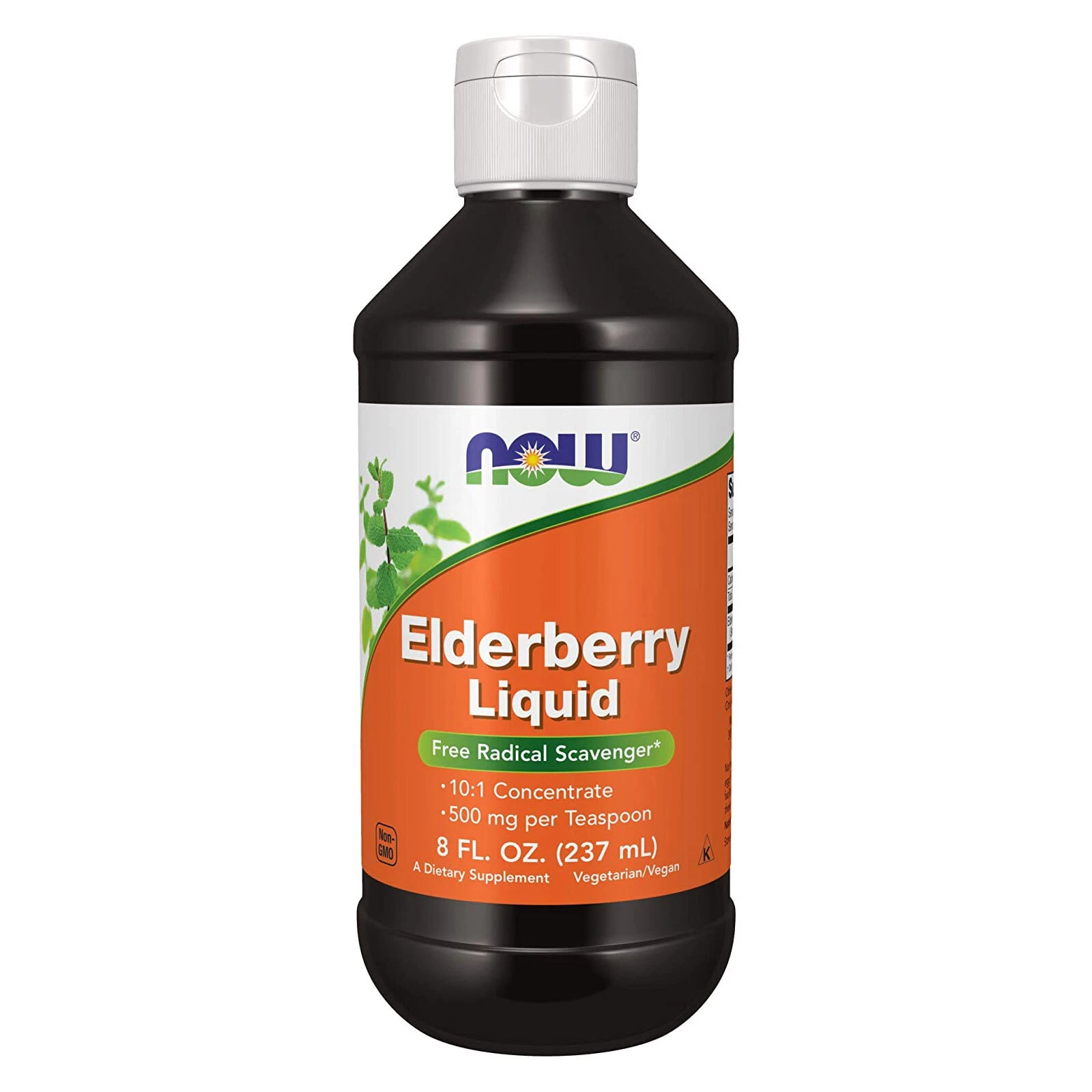 NOW FOODS Elderberry Liquid 8 fl oz