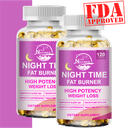 2Packs Night Burn Extreme, Fat Burner Weight Loss Capsules, Appetite Suppressant