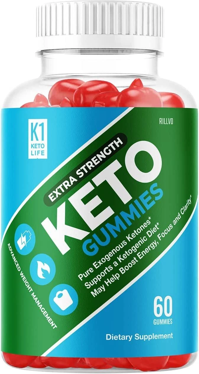 Rillvo K1 Ketos Life Gummies K1 Ketos ACV Gummies (60 Gummies)