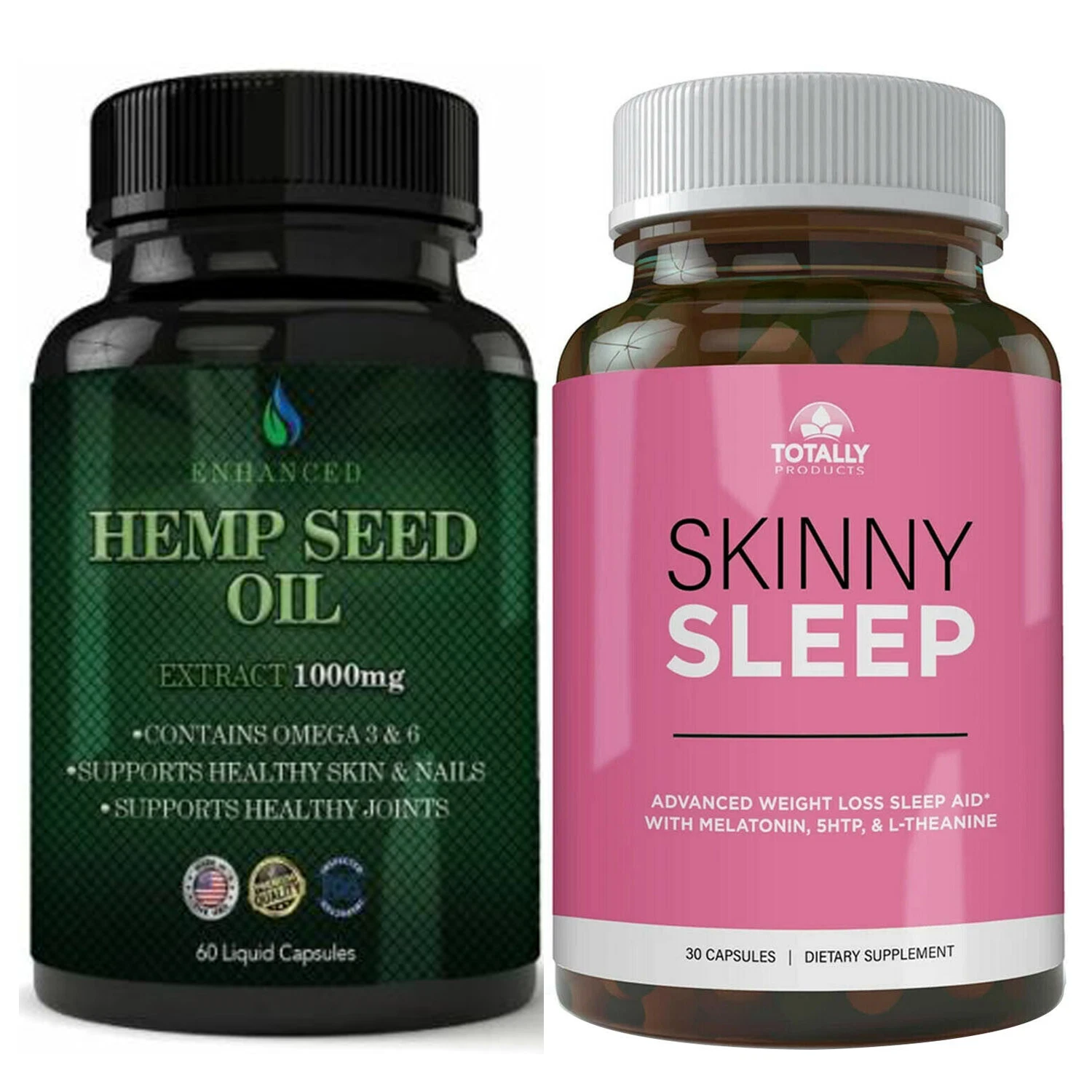 Hemp Seed Oil Healthy Skin Joints Supplement Skinny Sleep Weight Loss Diet Pills