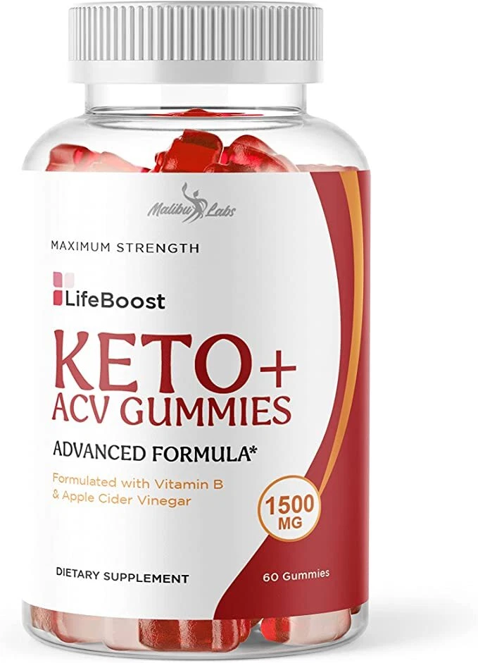 LifeBoost Keto ACV Gummies Weight Loss - Life Boost 1500mg (1 Pack)