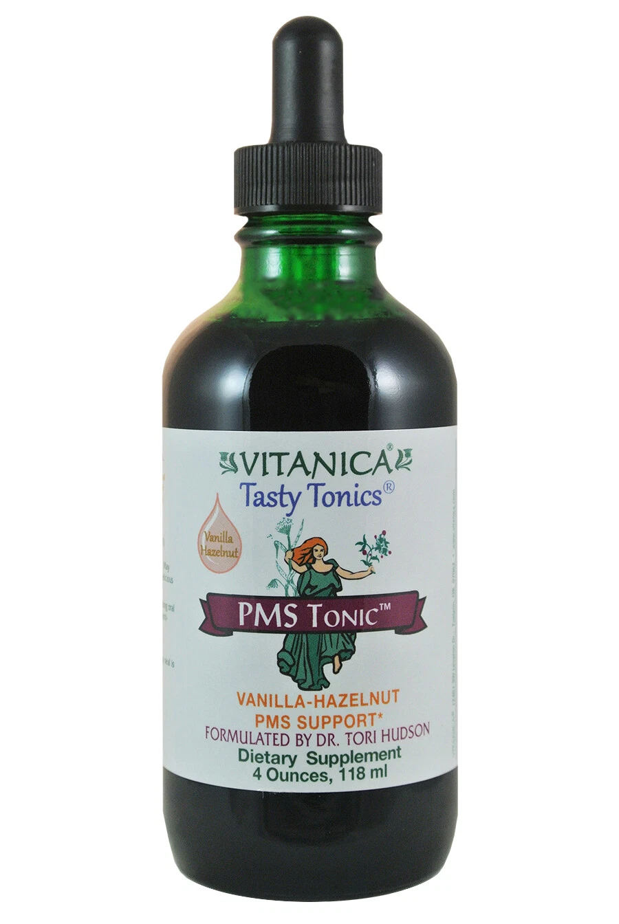 Vitanica PMS Tonic, Premenstrual Support and Relief, Vegan, 4 Ounce
