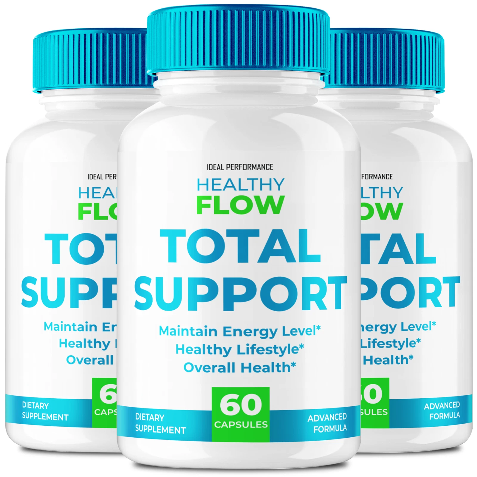 (3 Pack) HealthyFlow Capsules, Total Support for Advanced Blood Sugar Support