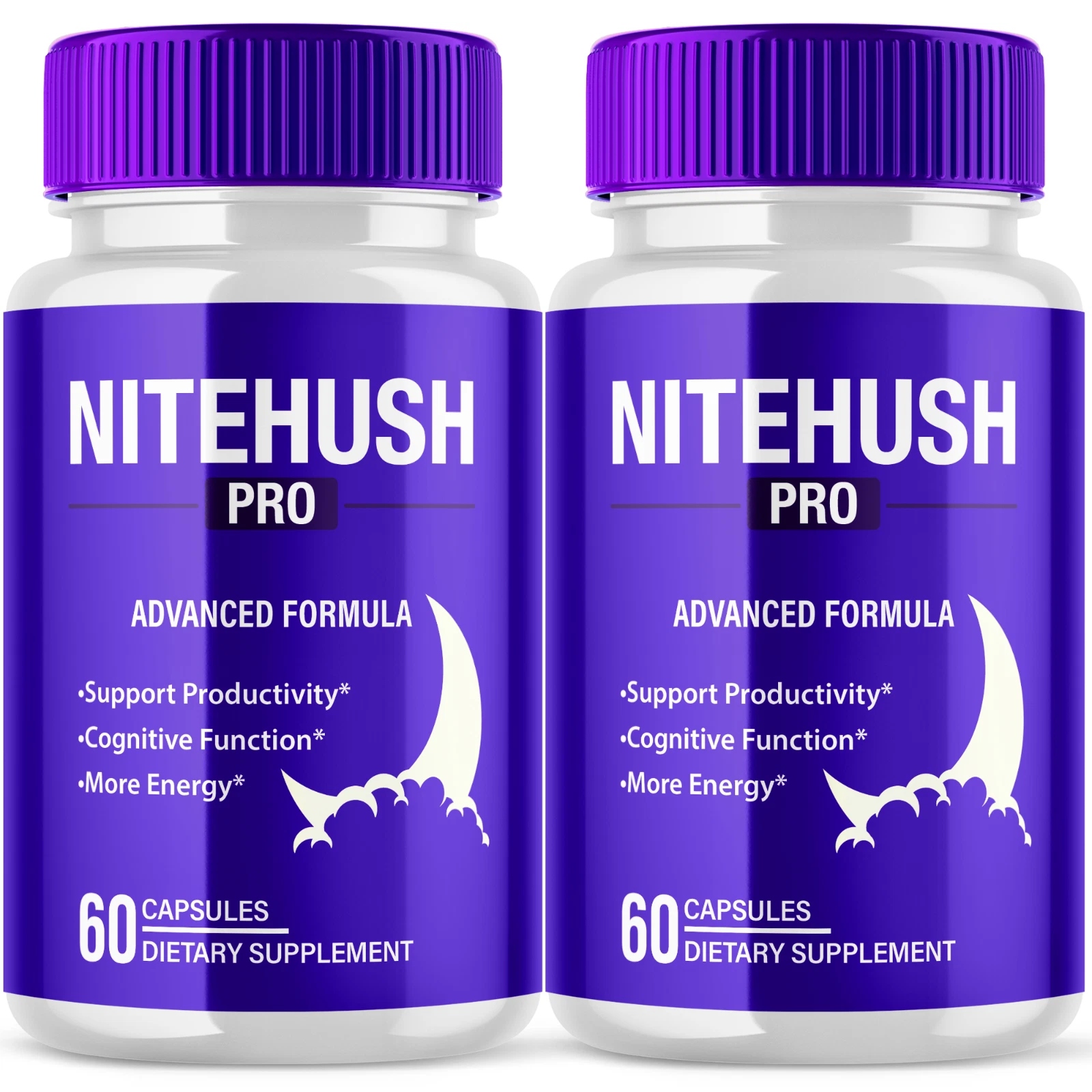 Nitehush Pro Advanced Nootropic Formula Brain Health Support 120 Capsules