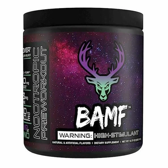 Bucked Up BAMF 30 Servings Pump N Grind *read description, clumpy, New