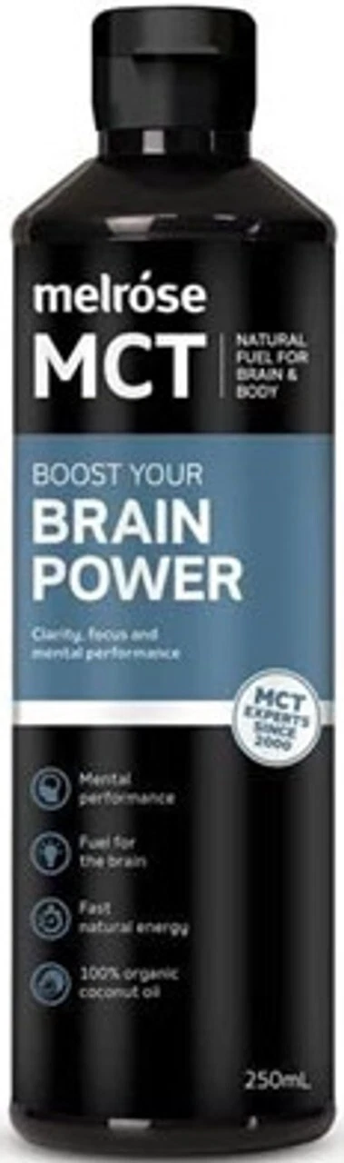 Melrose MCT Oil Brain Power 250ml - MCT Oil for the Brain and Body Clarity