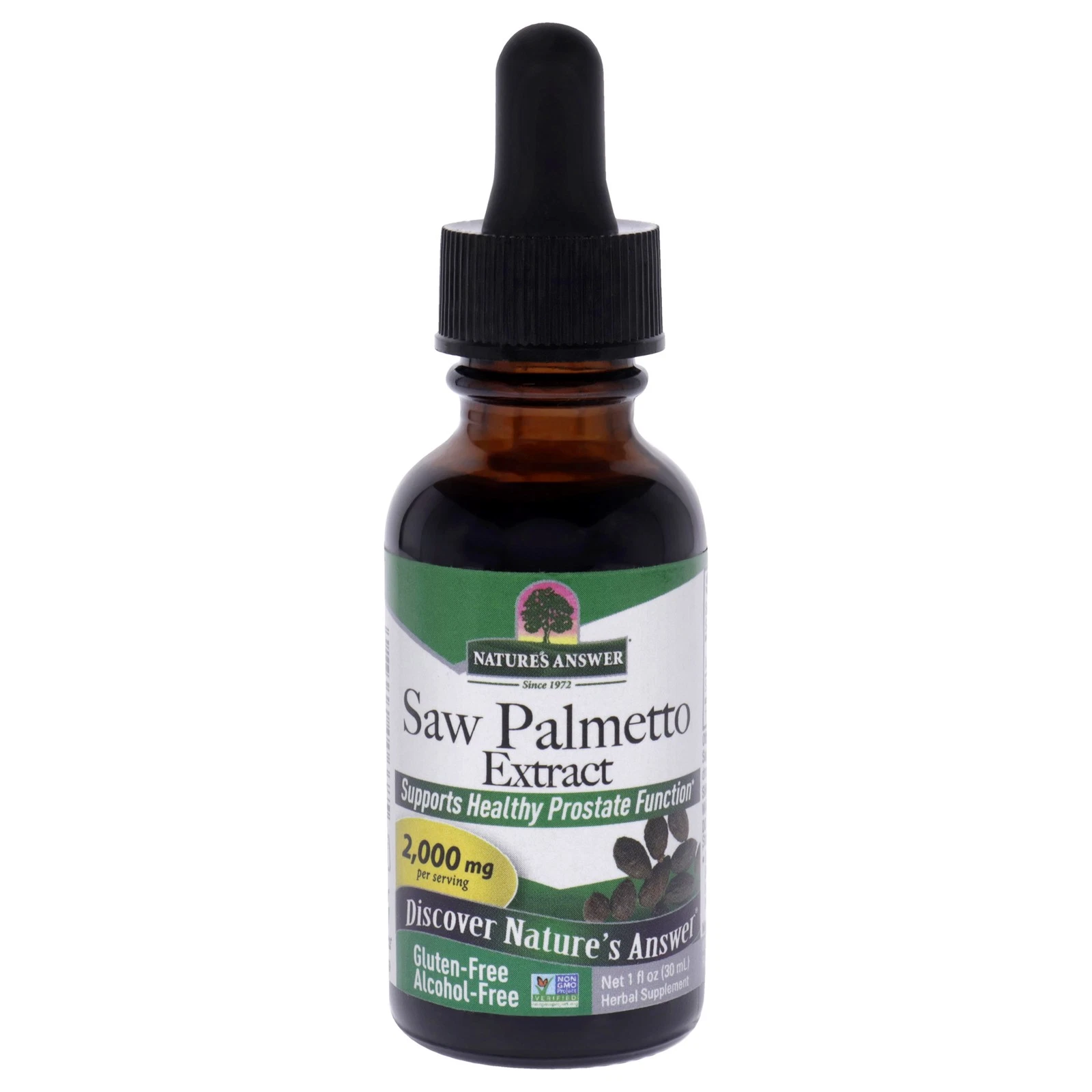 Saw Palmetto Extract AF - 2000mg by Natures Answer for Unisex - 1 oz