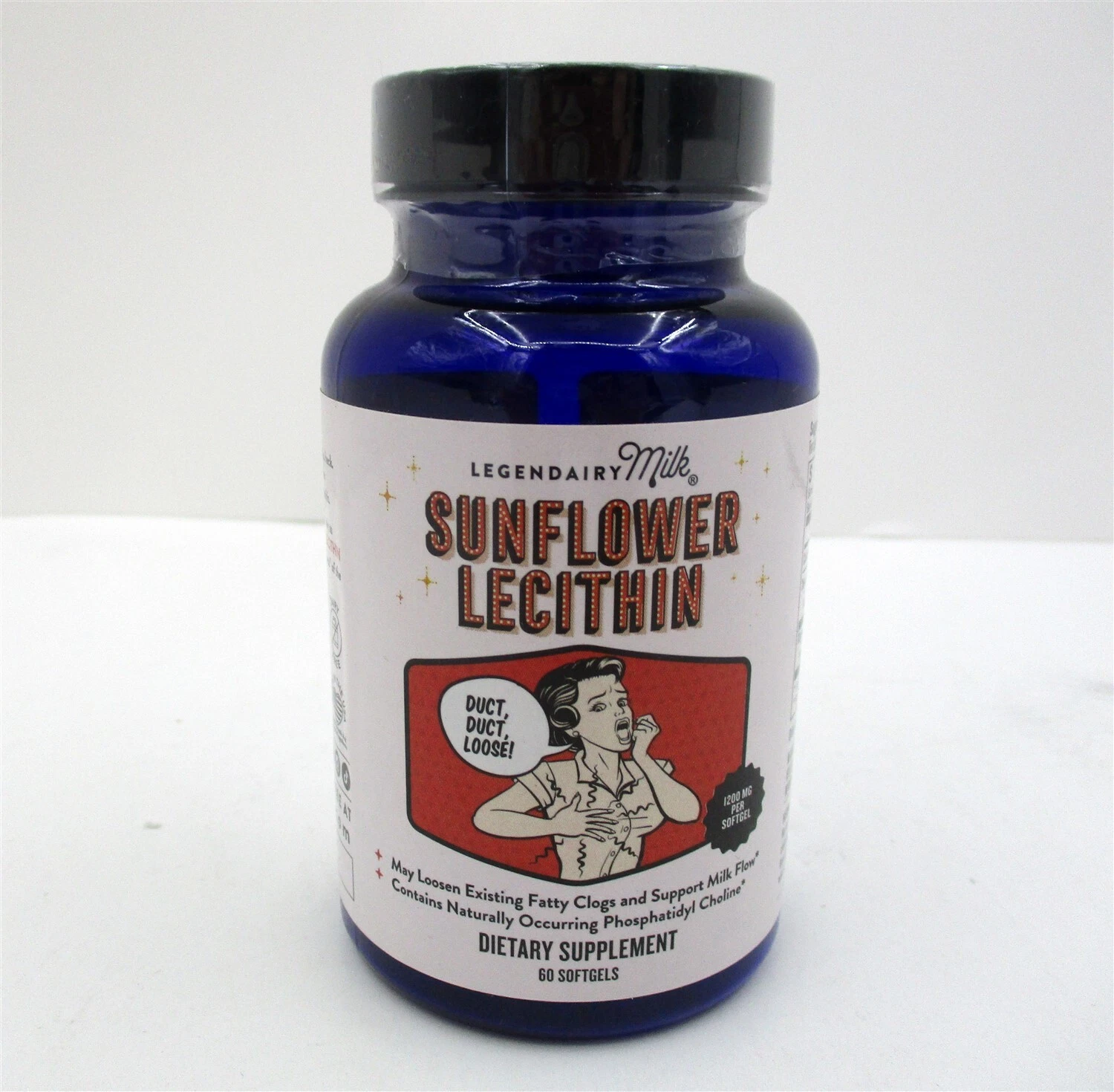 Legendairy Milk Sunflower Lecithin Breastfeeding Supplement 60 Softgel