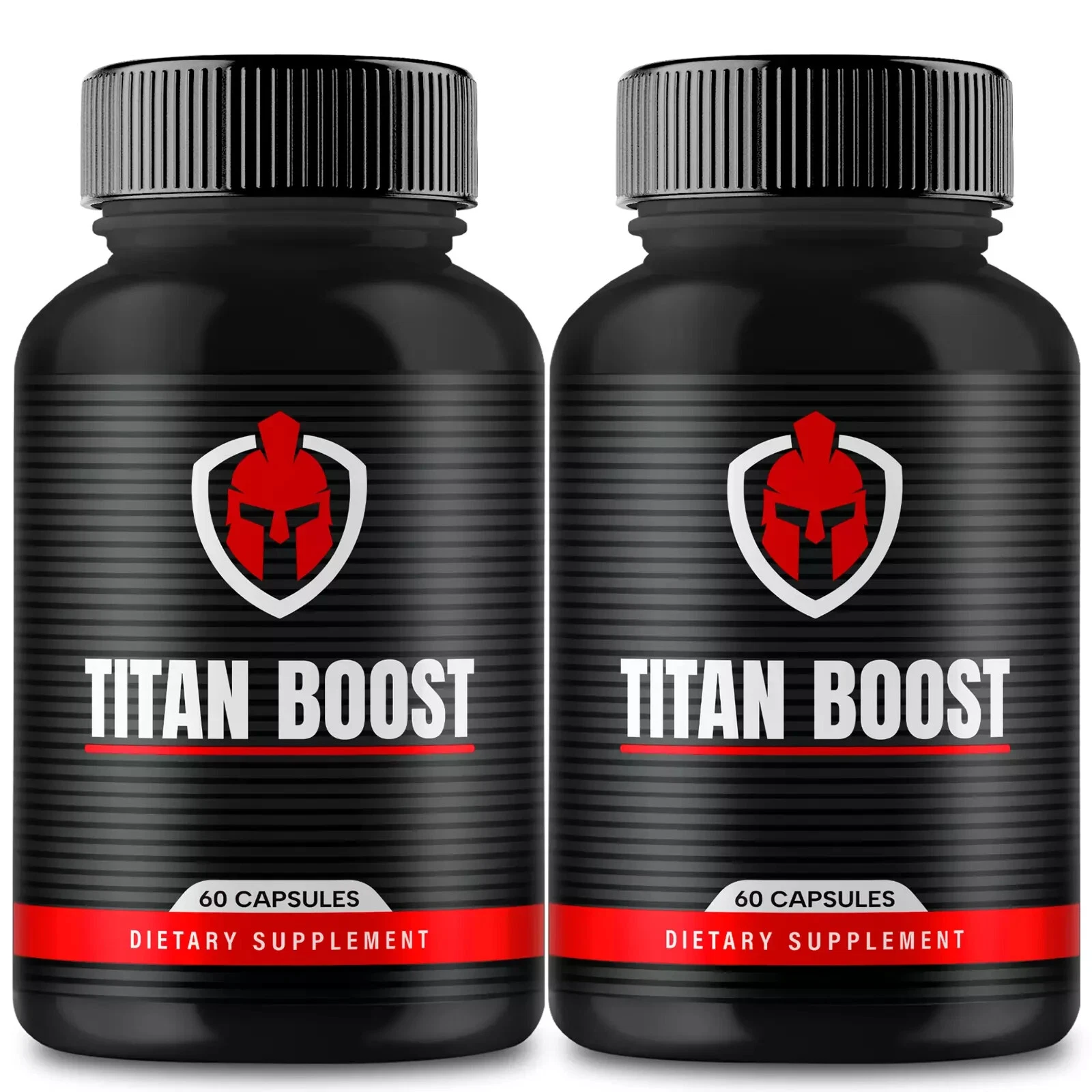 Titan Boost All Natural Gluten Free Dietary Supplements (120 Capsules) - 2 Pack
