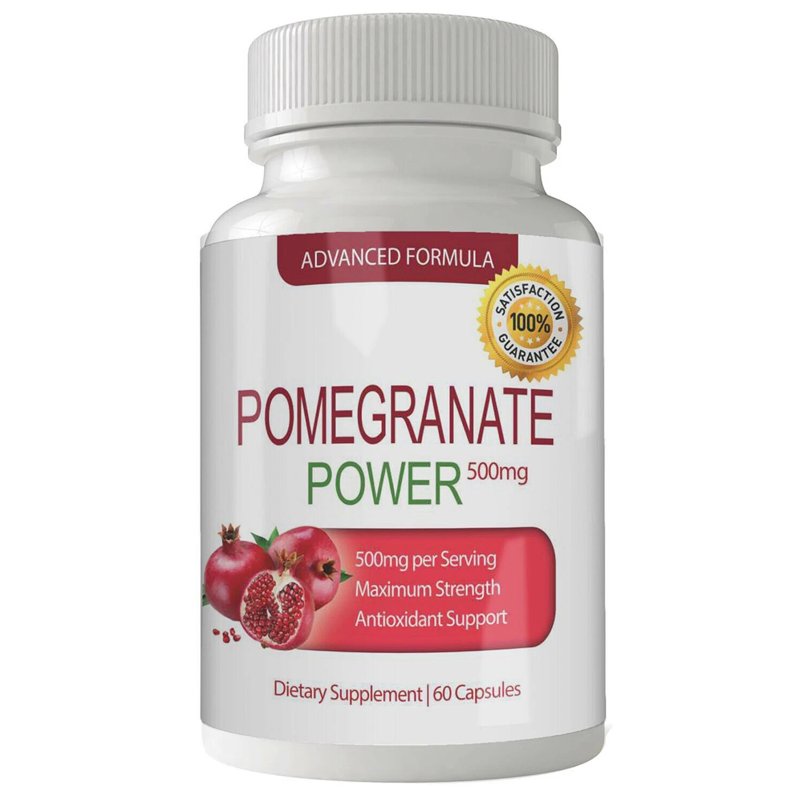 Amazing Cayenne Pepper Pills Pomegranate Extract 500mg Weight Loss Caps 2 Pack