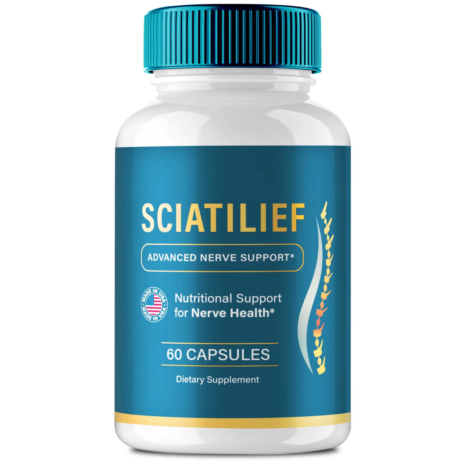 Sciatilief Advanced Blood Capsules, Healthy Circulation & Stable Levels 60ct