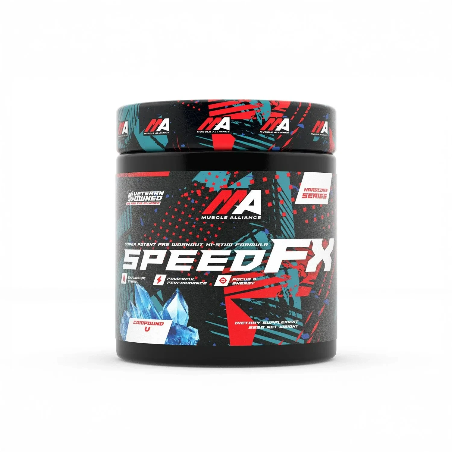 SPEED-FX High-Stim Preworkout Compound-V (Ocean Water)