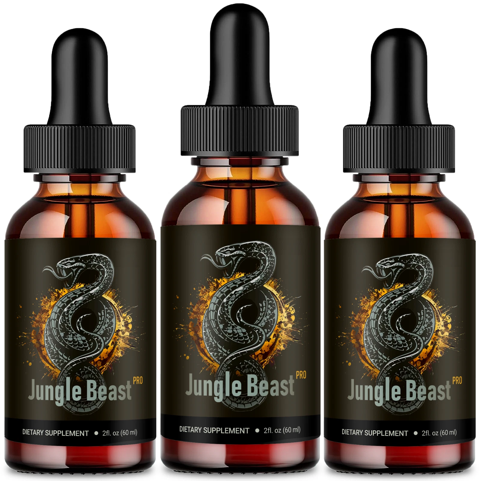 Jungle Beast Pro Drops Prostate Health for Men, JungleBeast Pro Drops (3 Pack)