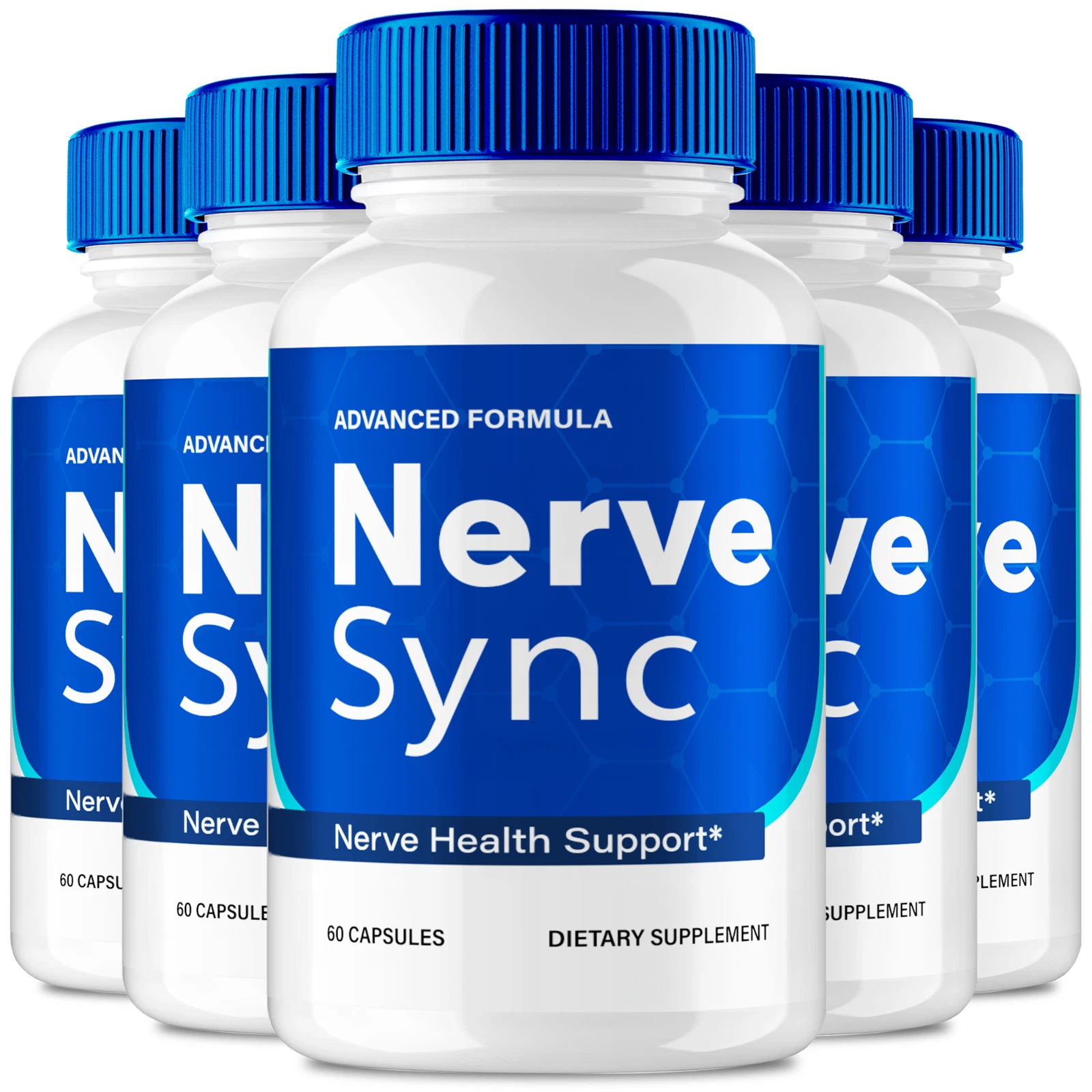 (5 Pack) Nerve Sync Capsules, NerveSync Advanced Formula Pills for Nerve Health