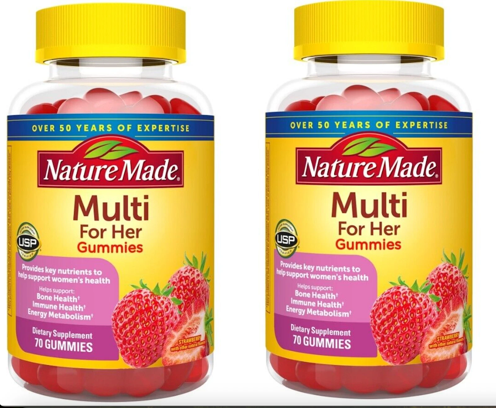Nature Made Multi for Her Gummies 70ct (2 Pack)