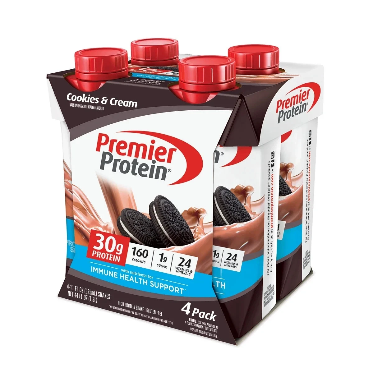 Premier Protein Shake, Cookies & Cream, 30g Protein, 4 Ct