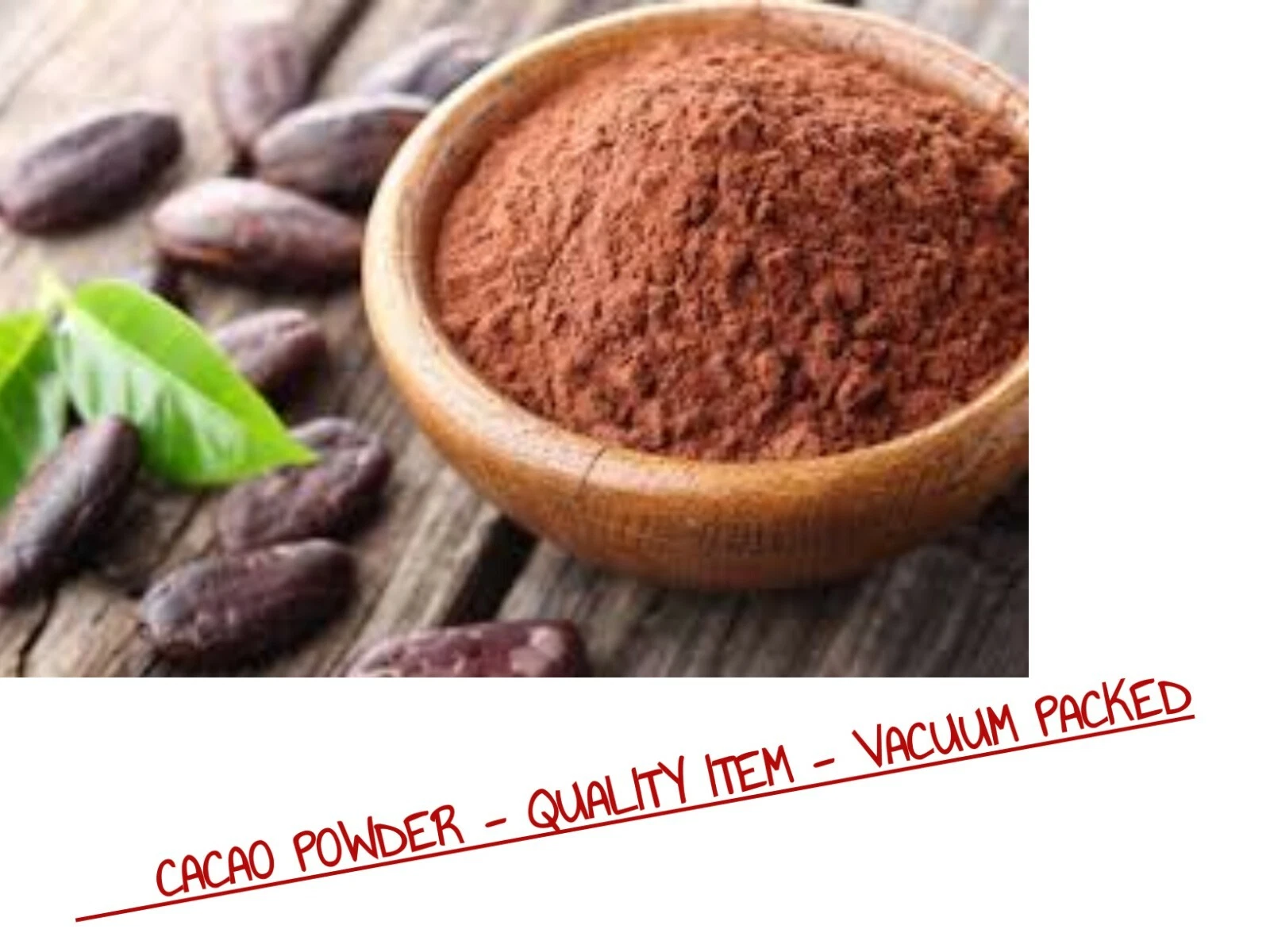 BULK 4 KG ORGANIC CACAO POWDER - RAW | PURE POWDER - Vacuum Packed - FREE POST