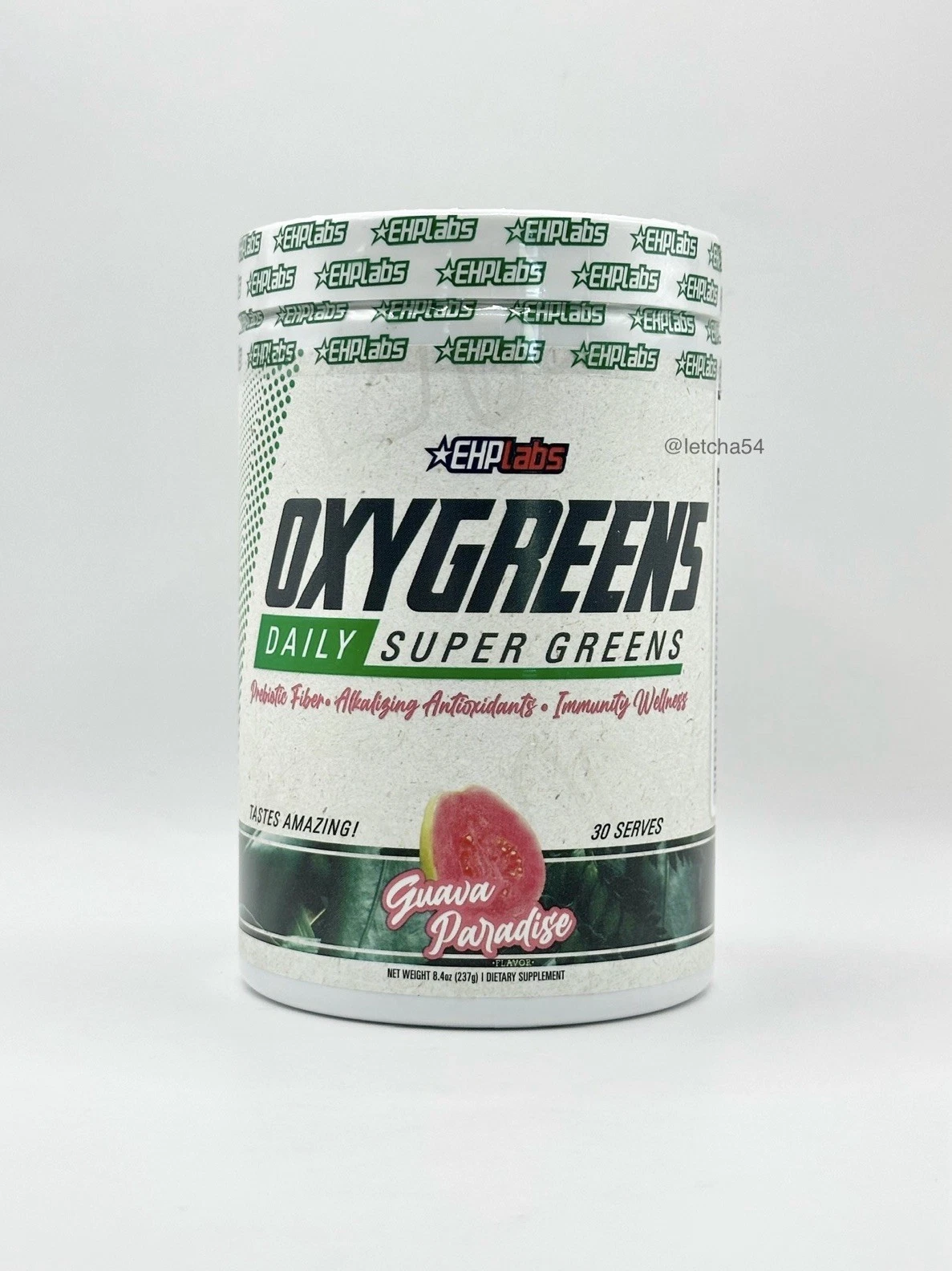 EHPlabs OxyGreens Daily Super Greens Guava Paradise - 30 Servings (8.4 oz) New