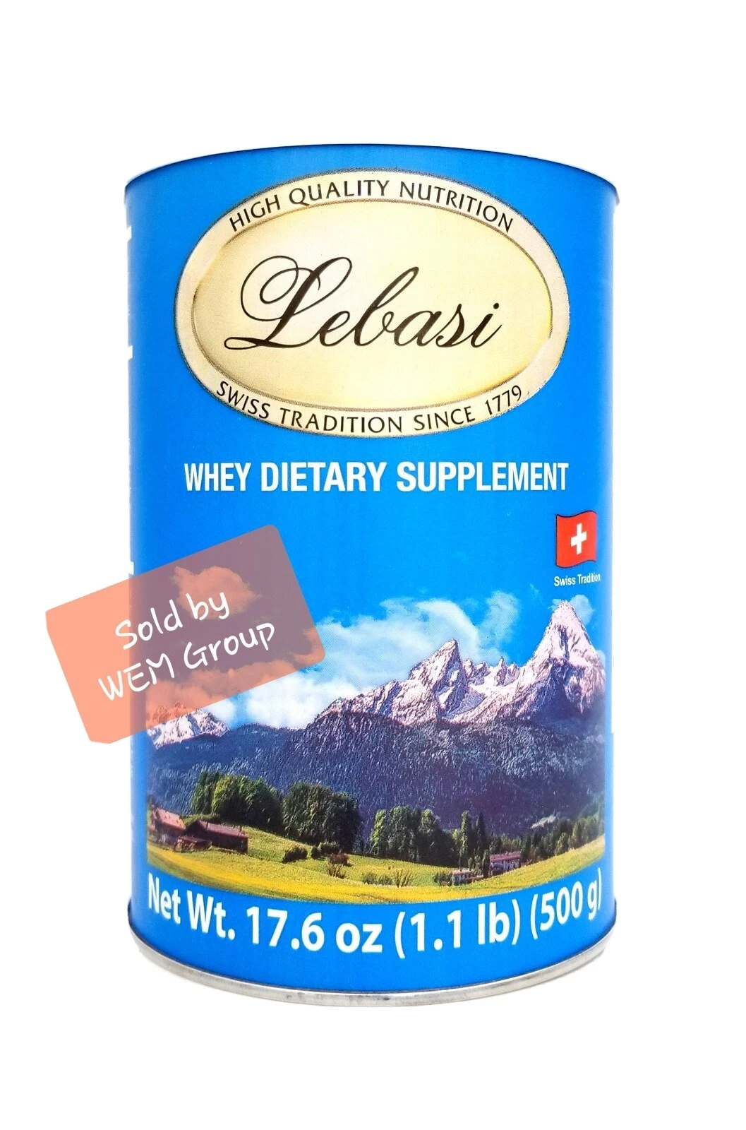 LEBASI LACTOSERUM SWISS WHEY DIETARY POWDER IMMUNE SUPPORT SUERO DE LECHE 500 GR