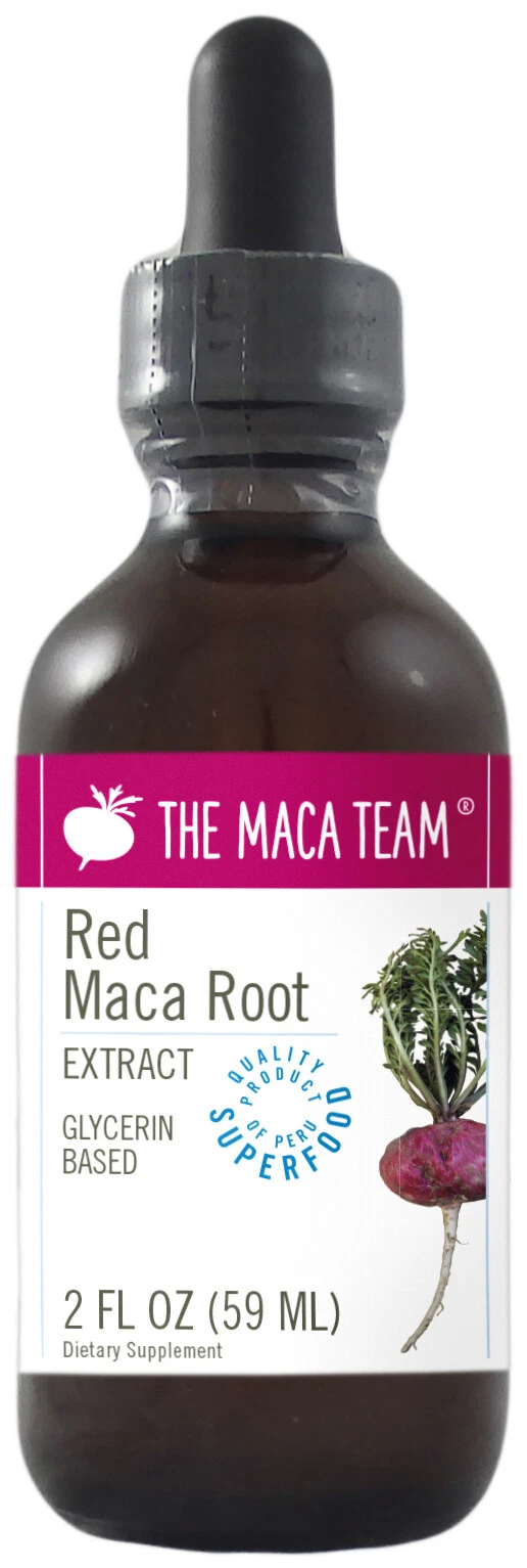 Red Maca Liquid Extract - Alcohol Free - Made from Red Maca Roots from Peru