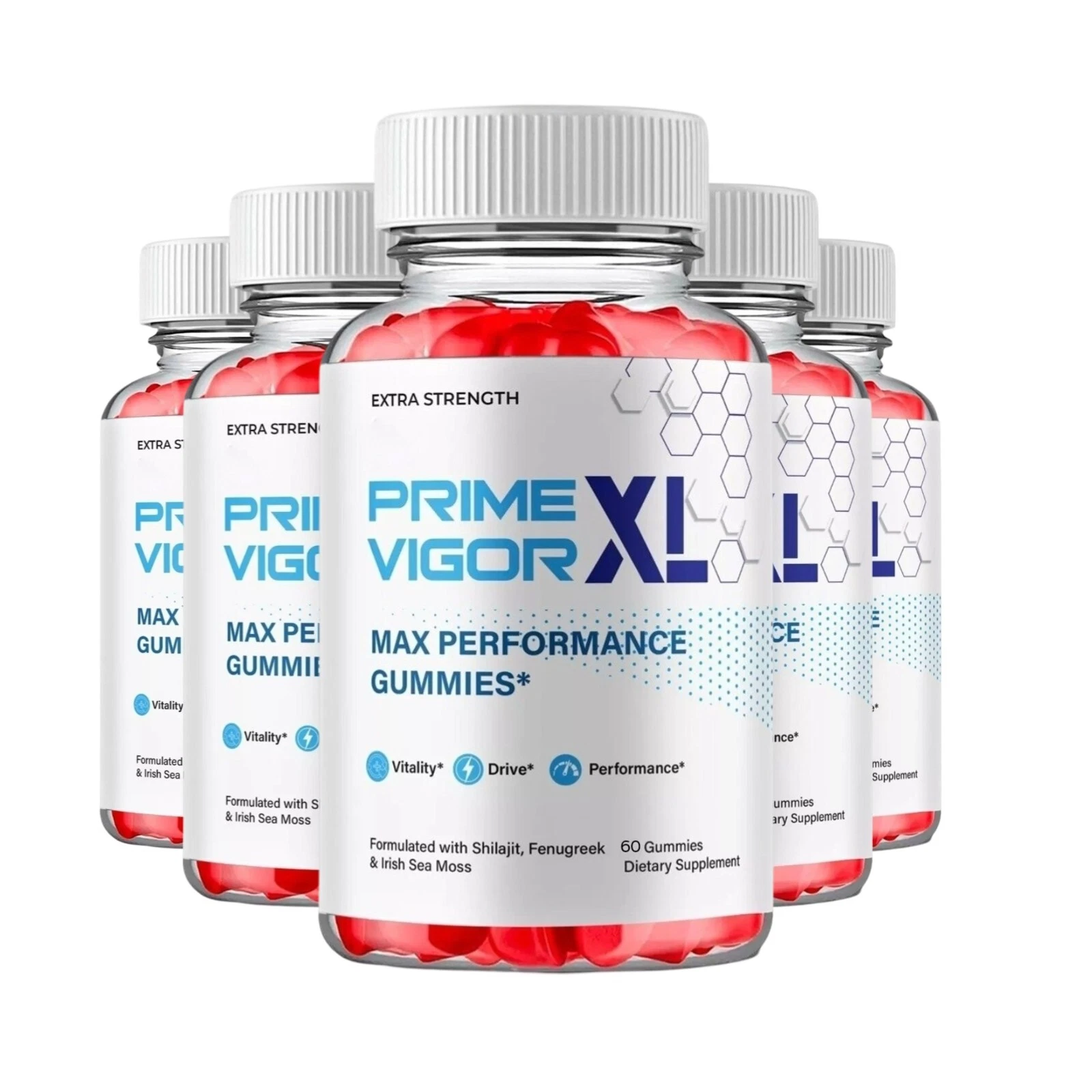 5-Pack Prime Vigor XL Gummies for Men – PrimeVigor XL Male Gummies - 300 Gummies