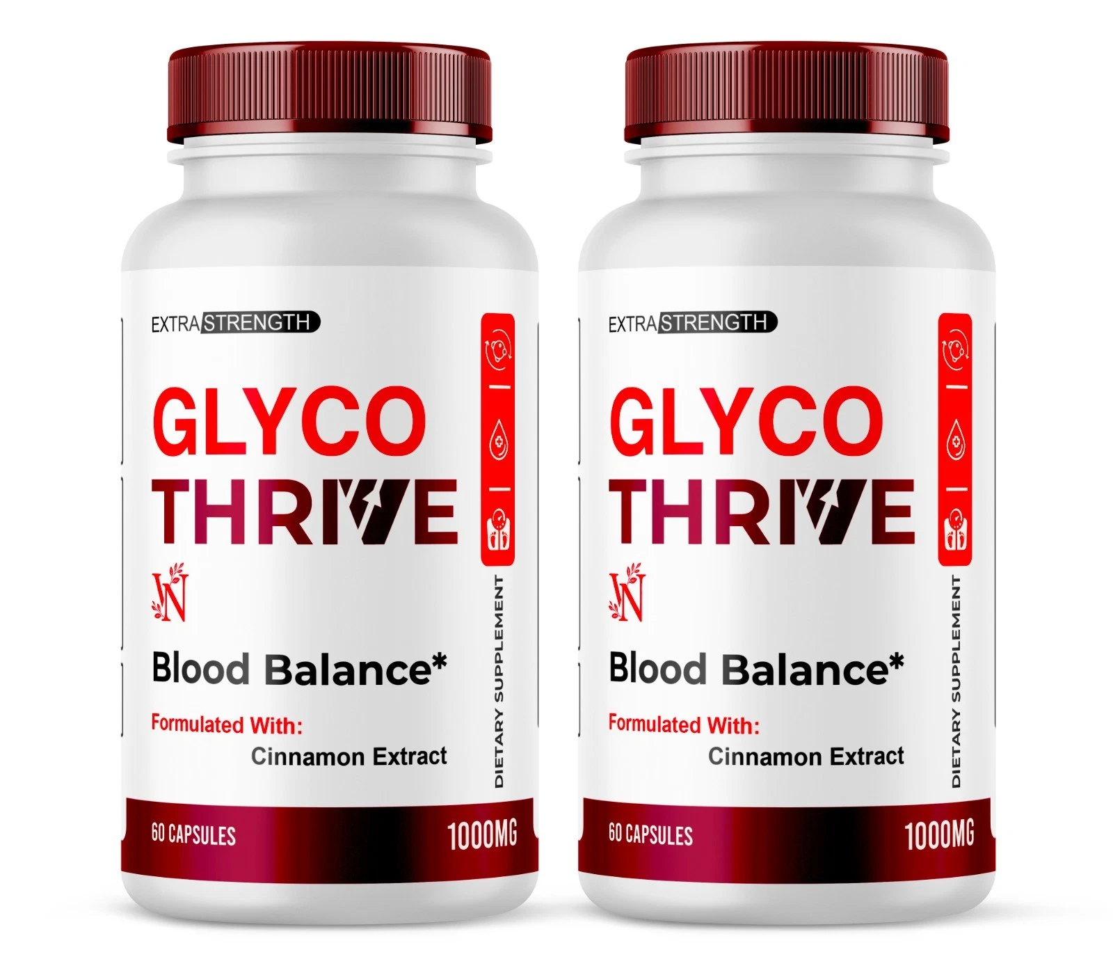 Glyco Thrive Blood Pills Balance, Glycothrives Supplement Extra Strength 120CT