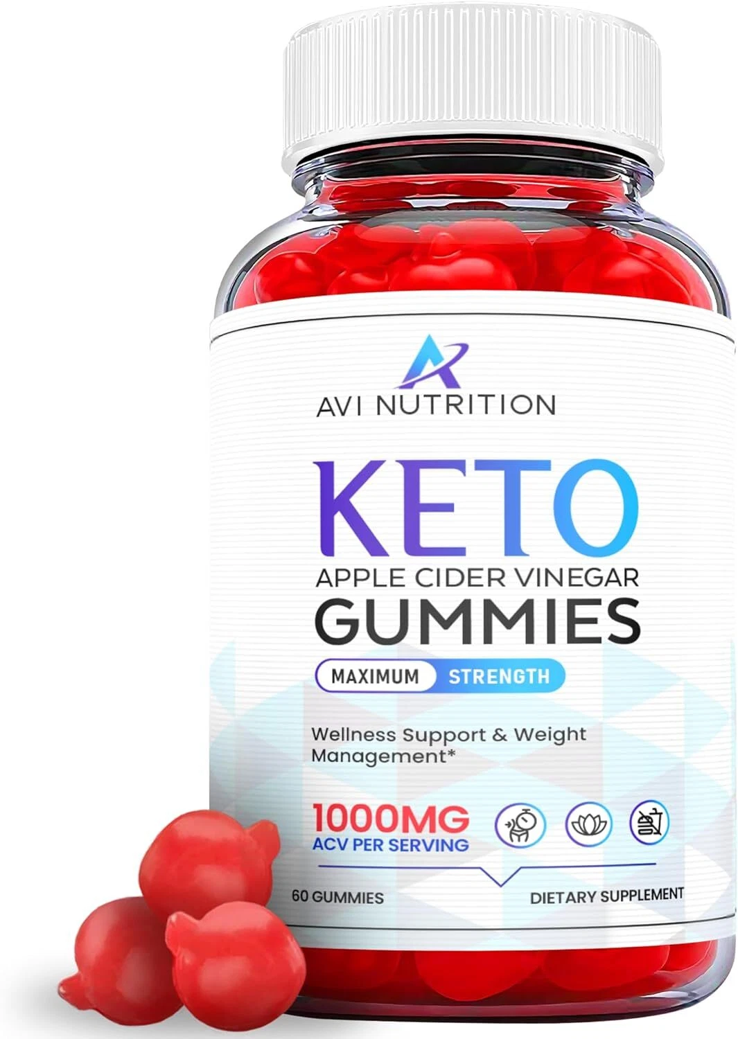 AVI Nutrition Keto Gummies - AVI Nutrition ACV Gummys Weight Loss OFFICIAL-1Pack