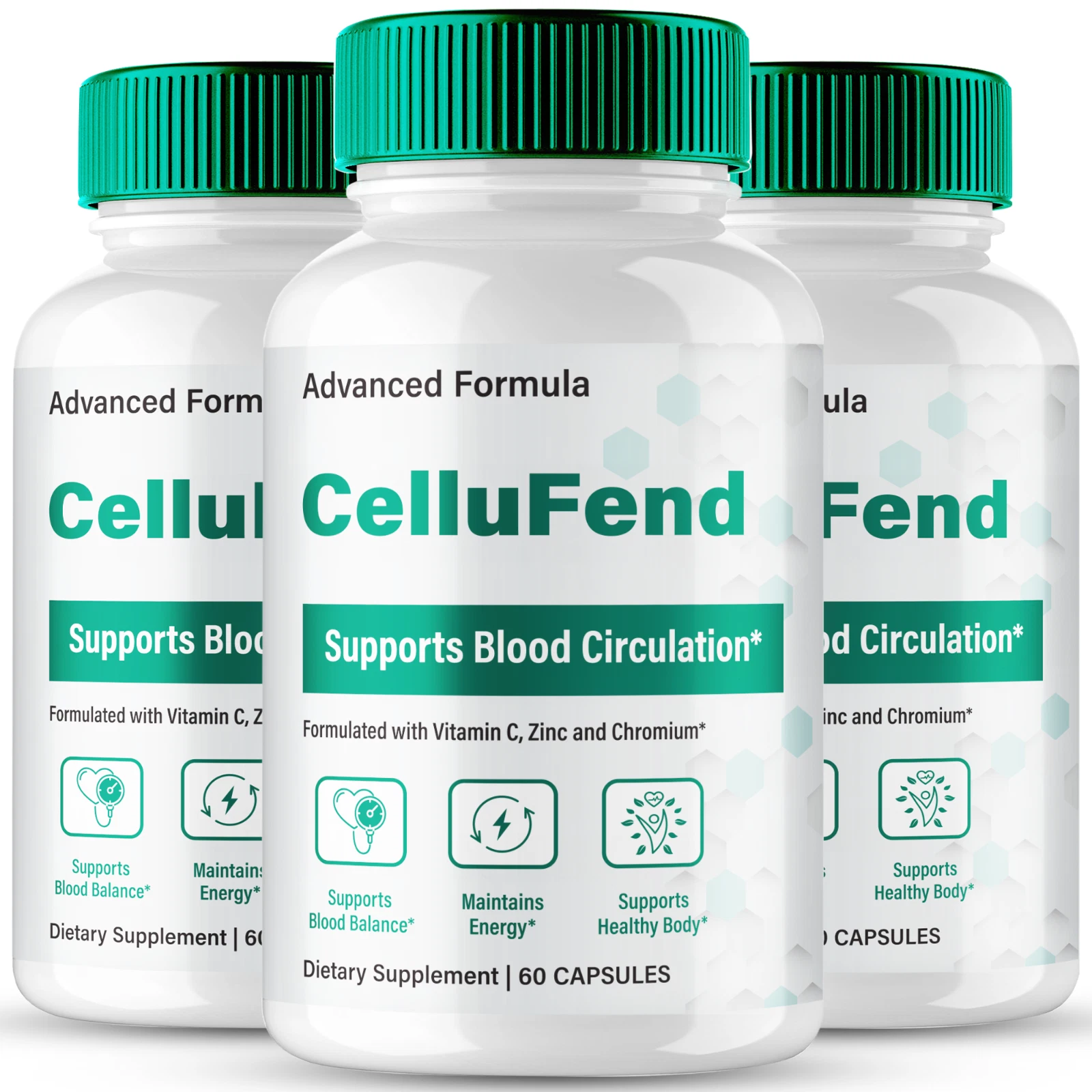 (3 Pack) CelluFend Blood Optimizer, Cellu Fend Blood Circulation Support Pills