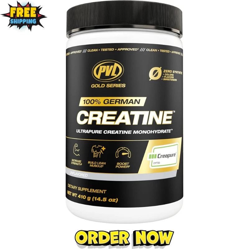 PVL PURE VITA LABS 100% GERMAN CREATINE WITH CREAPURE (82 Servings) Unflavored