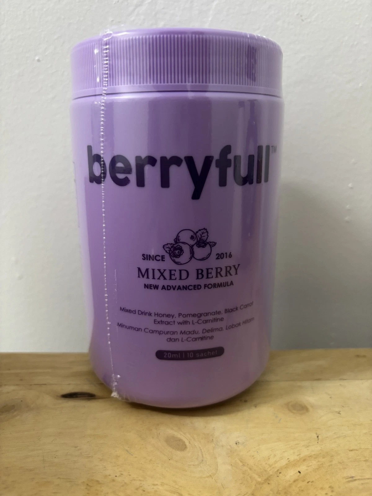 1 Bottle Berryfull Juice Weight Loss Control Supplement 10 sachet Express Shipp