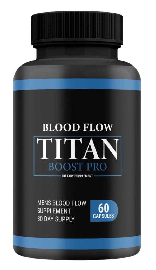 ( 1 Pack ) Blood Flow Titan Boost Pro Mens Blood Flow Supplement