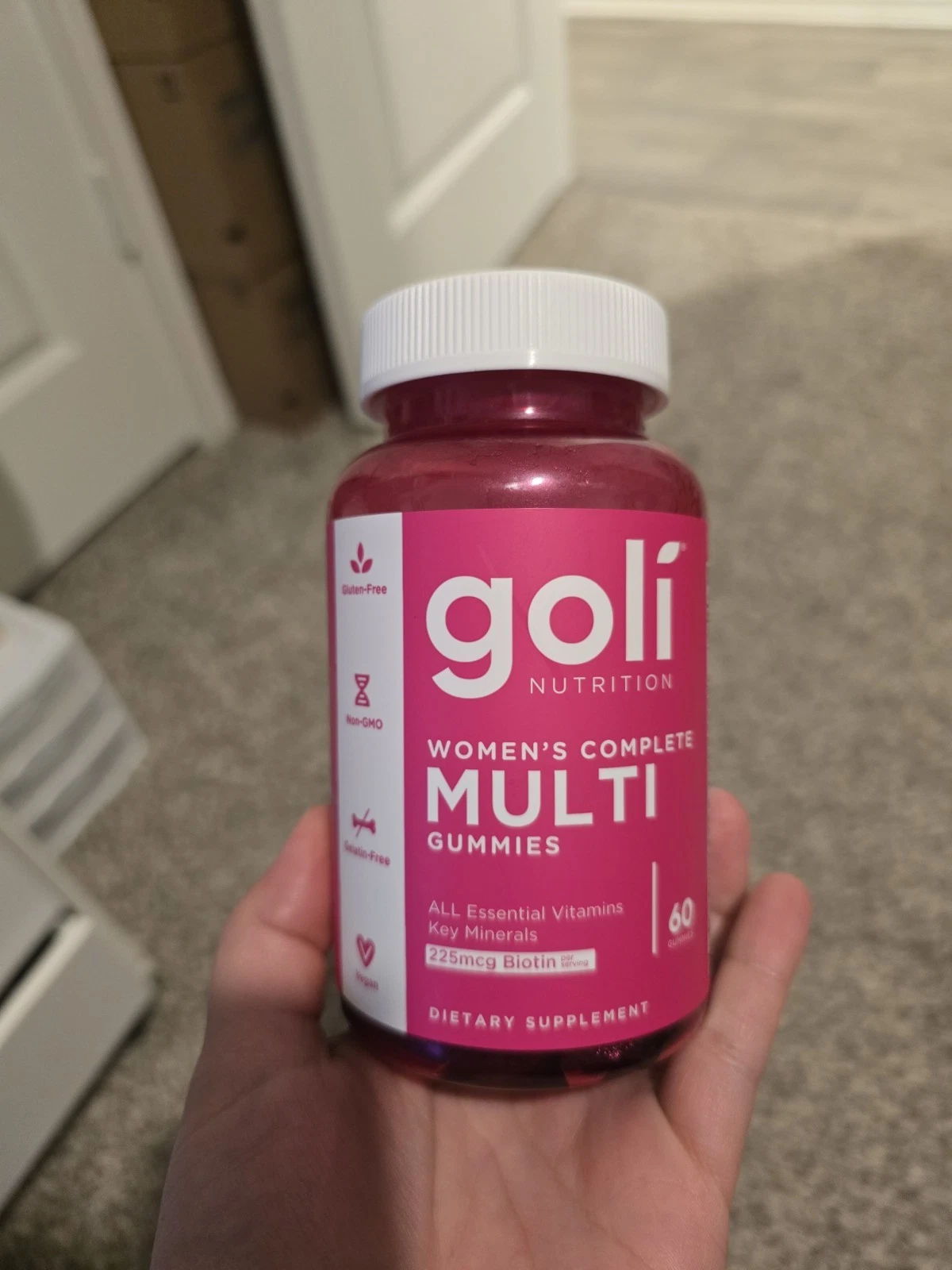 Goli Nutrition Women’s Complete Multi Gummies - Biotin, Vegan, Non-GMO 60ct
