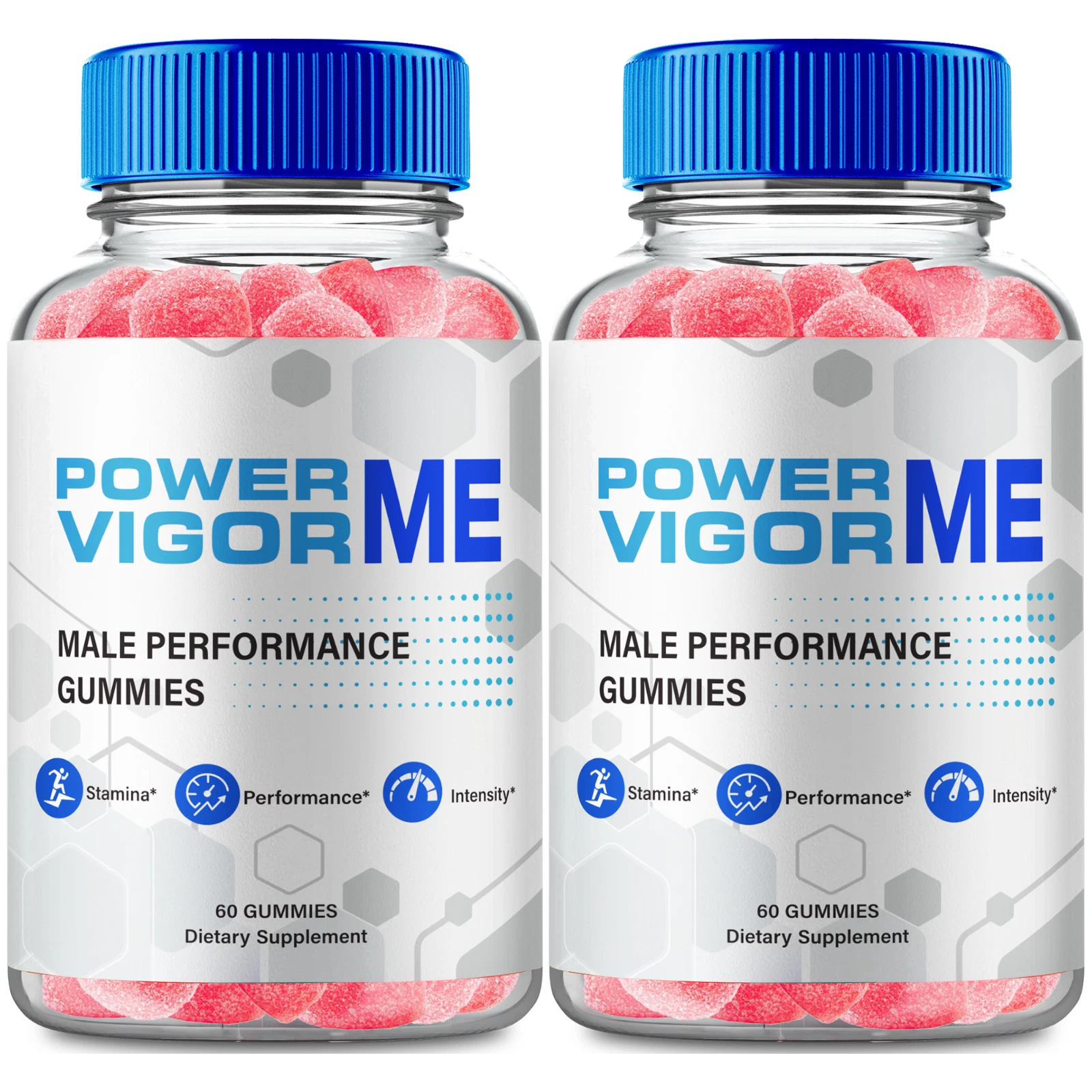 (2 Pack) Power Vigor Me Male Gummies, PowerVigorMe for Men Endurance and Stamina
