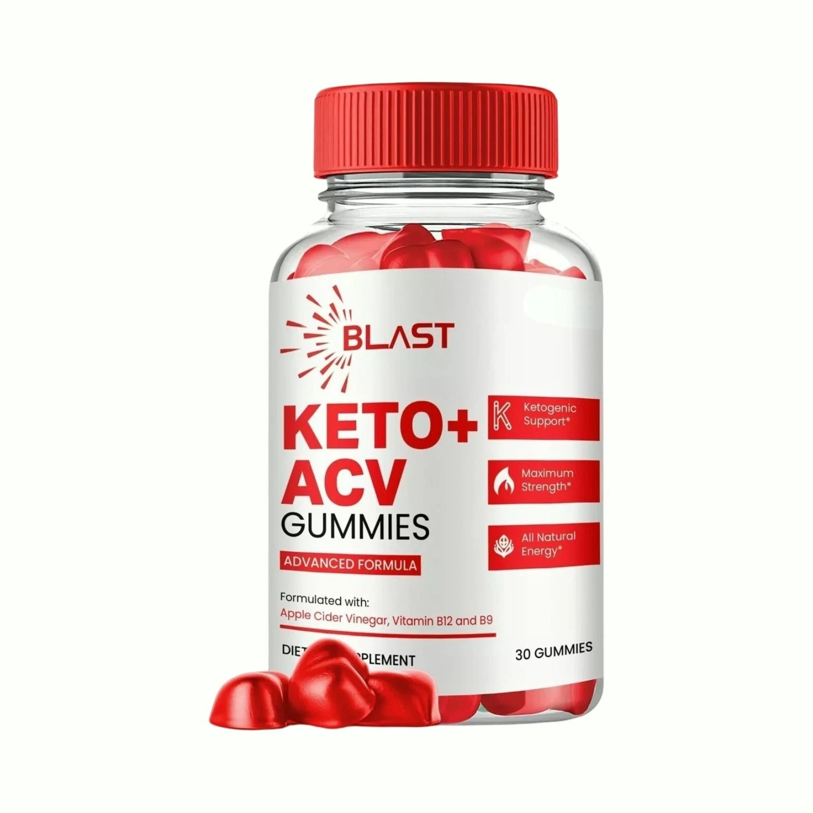 Blast Keto ACV Gummies - Blast Keto Gummies for Weight Loss - 60 Gummies