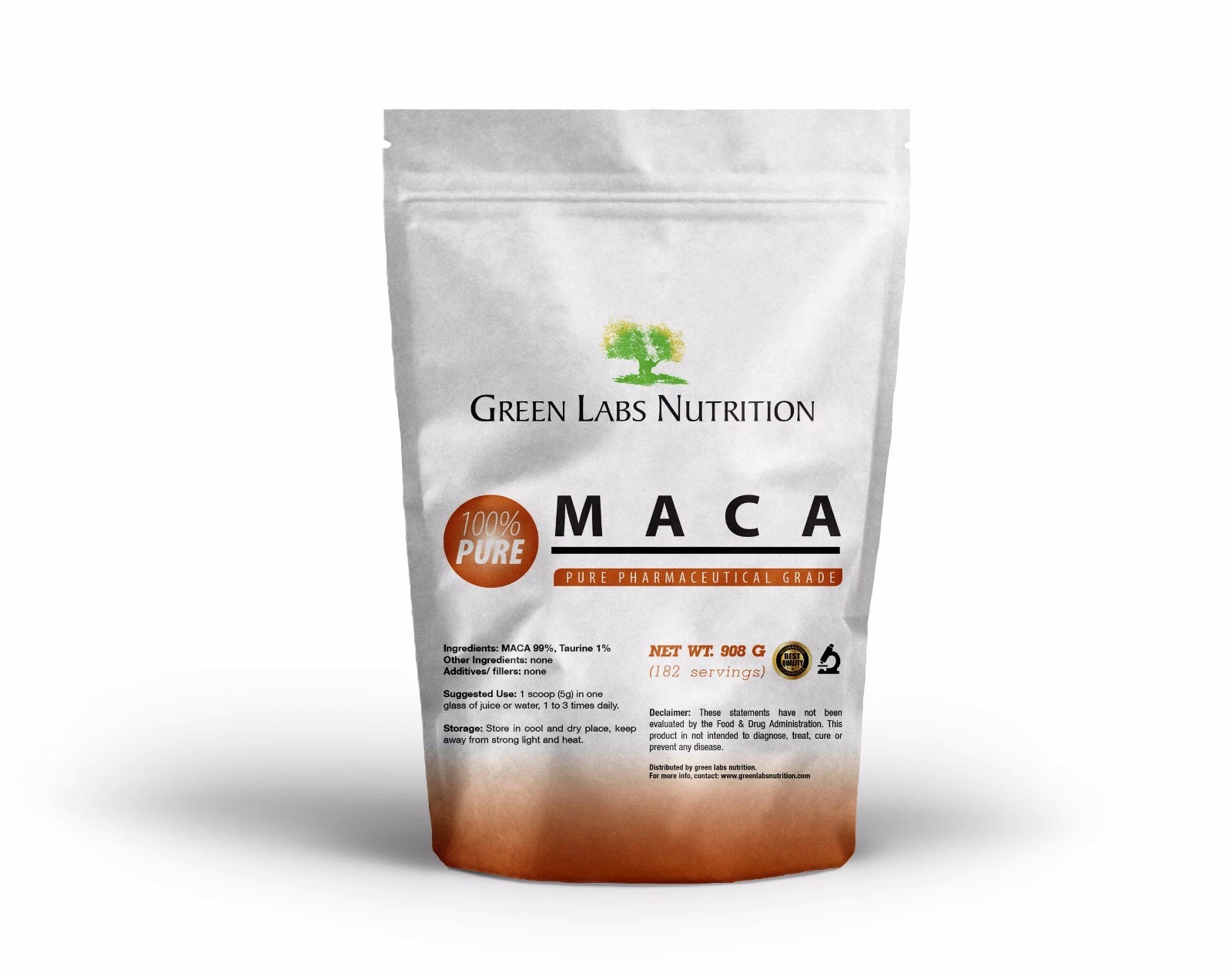 Maca Root Powder Organic 908g – Energy, Vitality, Endurance, Adaptogen Superfood