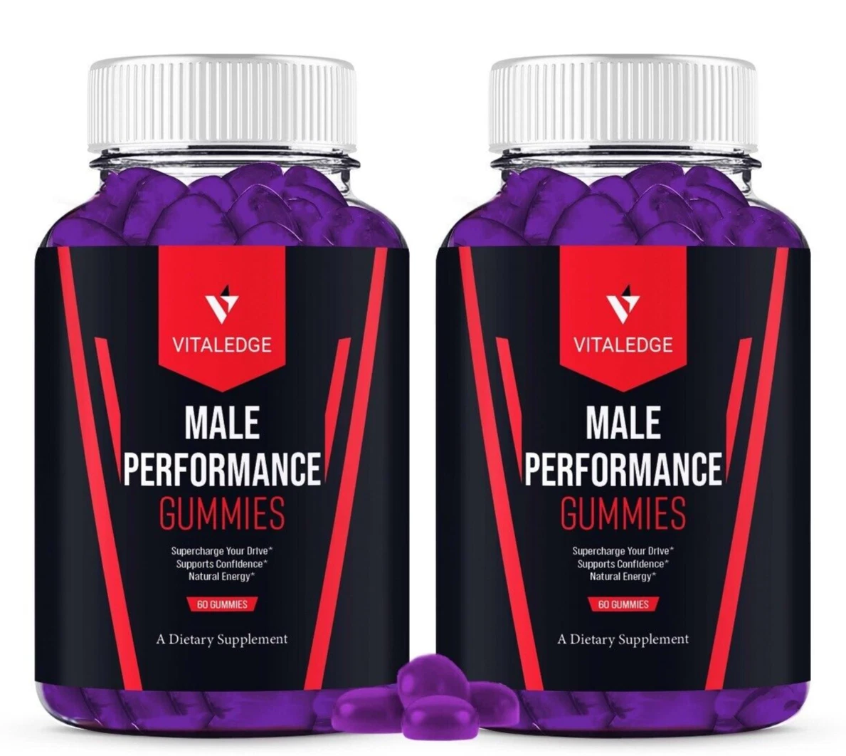 (2 Pack) Vital Edge Performance Gummies, VitalEdge Max Formula