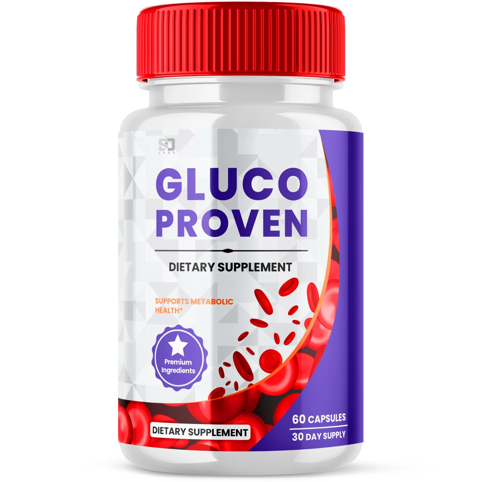 Glucoproven Glucose Support, Glucoproven for Blood Sugar Health (60 Capsules)